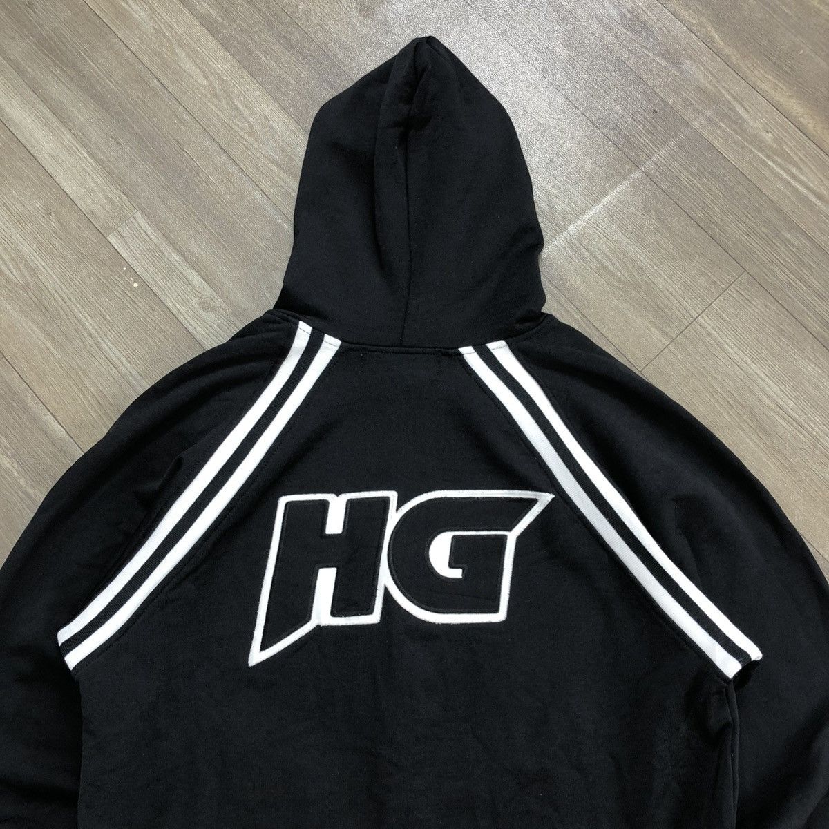 Hysteric Glamour × Japanese Brand 1990s Hysteric Glamour HG Spell Out Big Logo Zip Hoodie Size US S / EU 44-46 / 1 - 2 Thumbnail