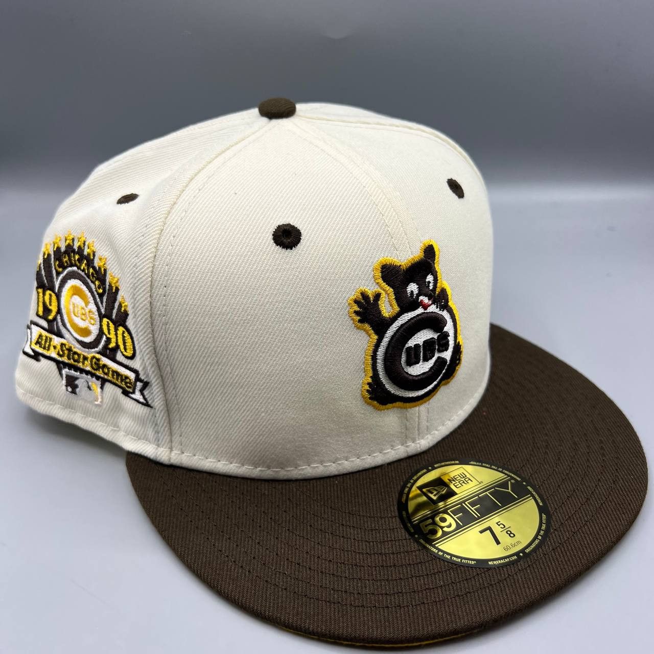 New Era Chicago Cubs Hat Men 7 5/8 White All Star Game MLB Fitted Size ONE SIZE - 1 Thumbnail