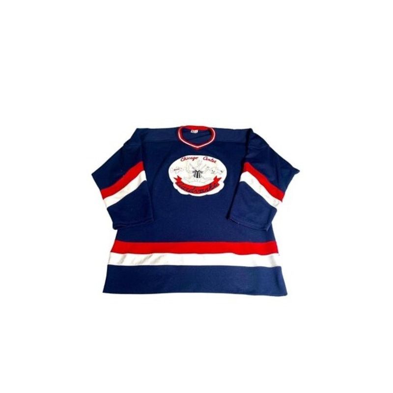 Vtg Hockey Jersey Chicago Center Aardvarks - Size XL