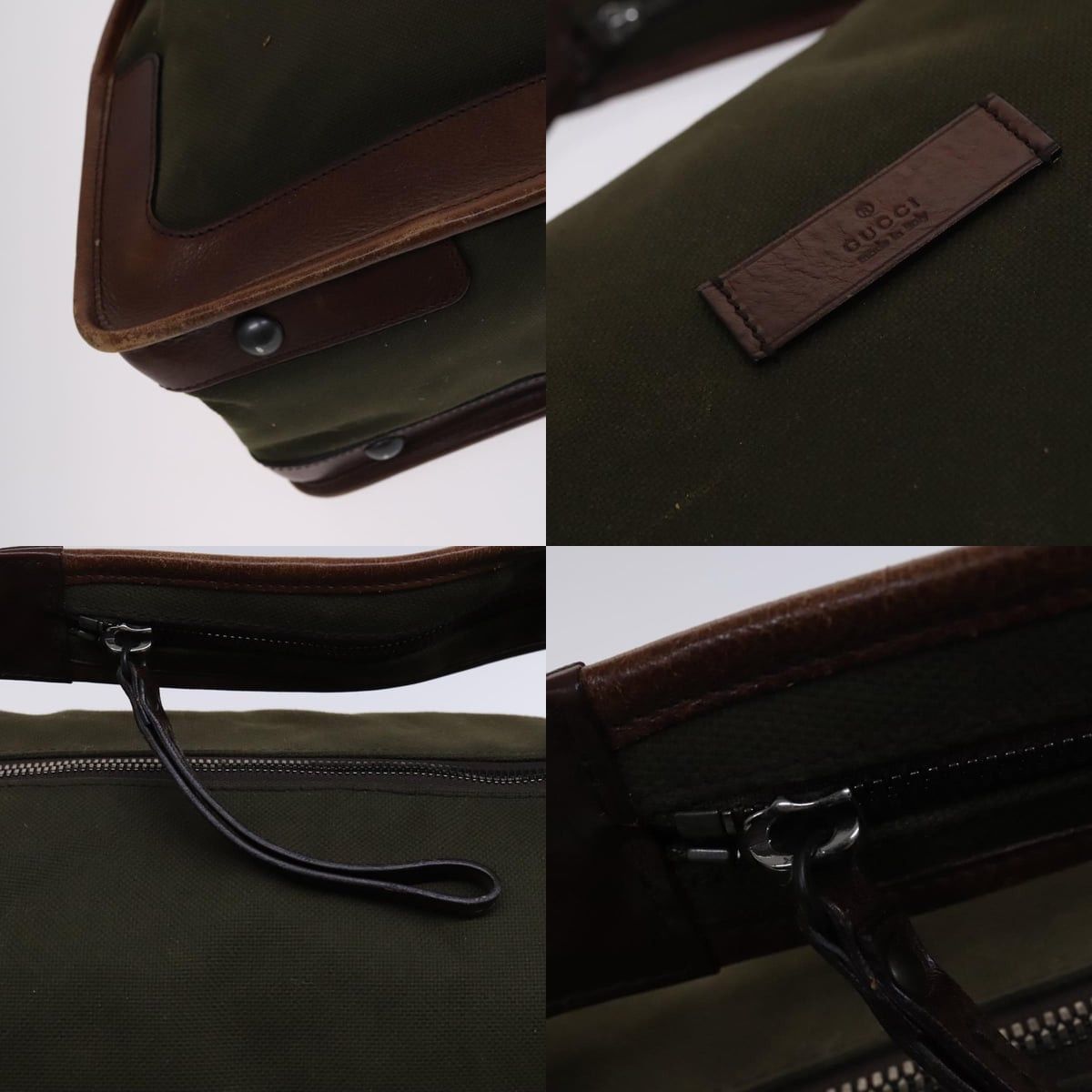 Gucci GUCCI Shoulder Bag Canvas Khaki Size ONE SIZE - 11 Thumbnail