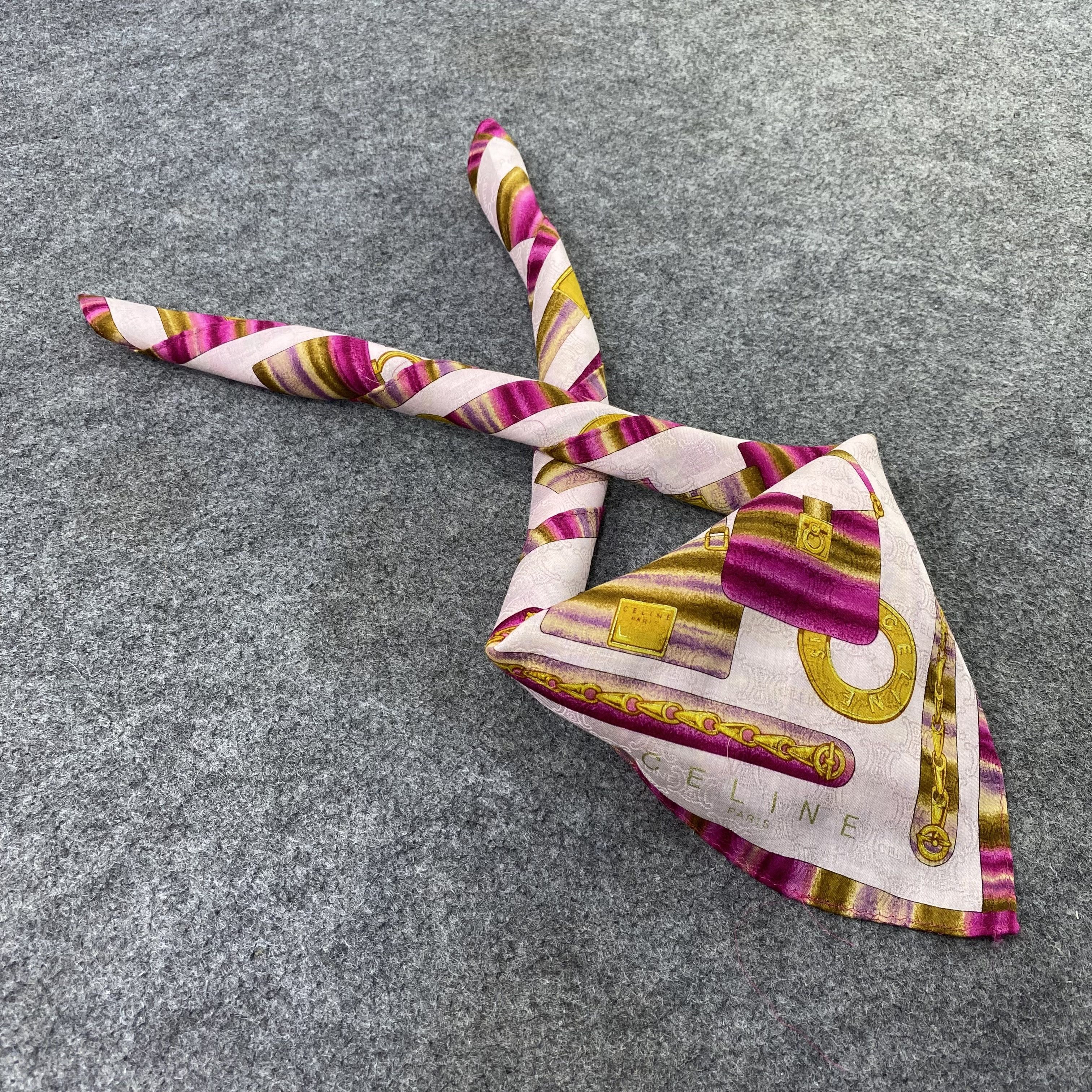 Celine Celine Handkerchief Neckerchief Bandana-B1809 Size ONE SIZE - 1 Thumbnail