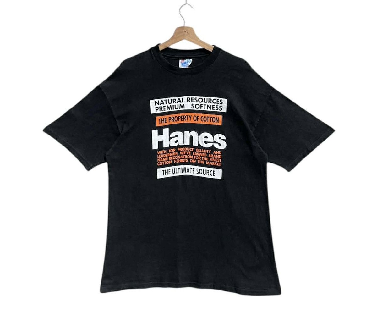 Hanes RARE🔥 Vintage 90s Hanes Natural Resources Premium Softness Size US L / EU 52-54 / 3 - 1 Thumbnail