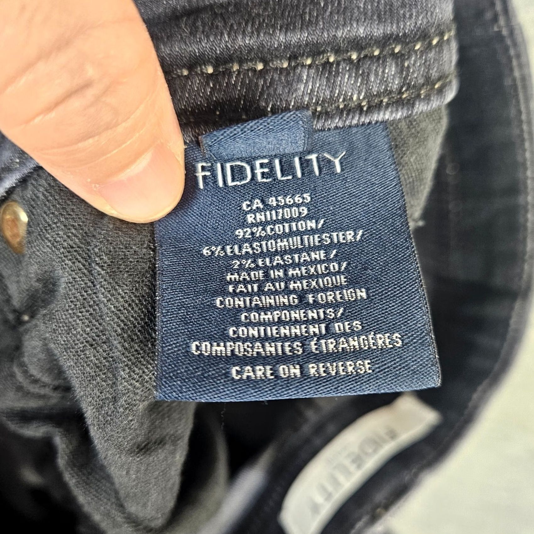 Vintage FIDELITY DENIM Jeans Men’s Dark Wash Straight Leg 32 Regular Blue Denim 5-Pocket Casual Jarom Vintage: No Size US 32 / EU 48 - 7 Thumbnail