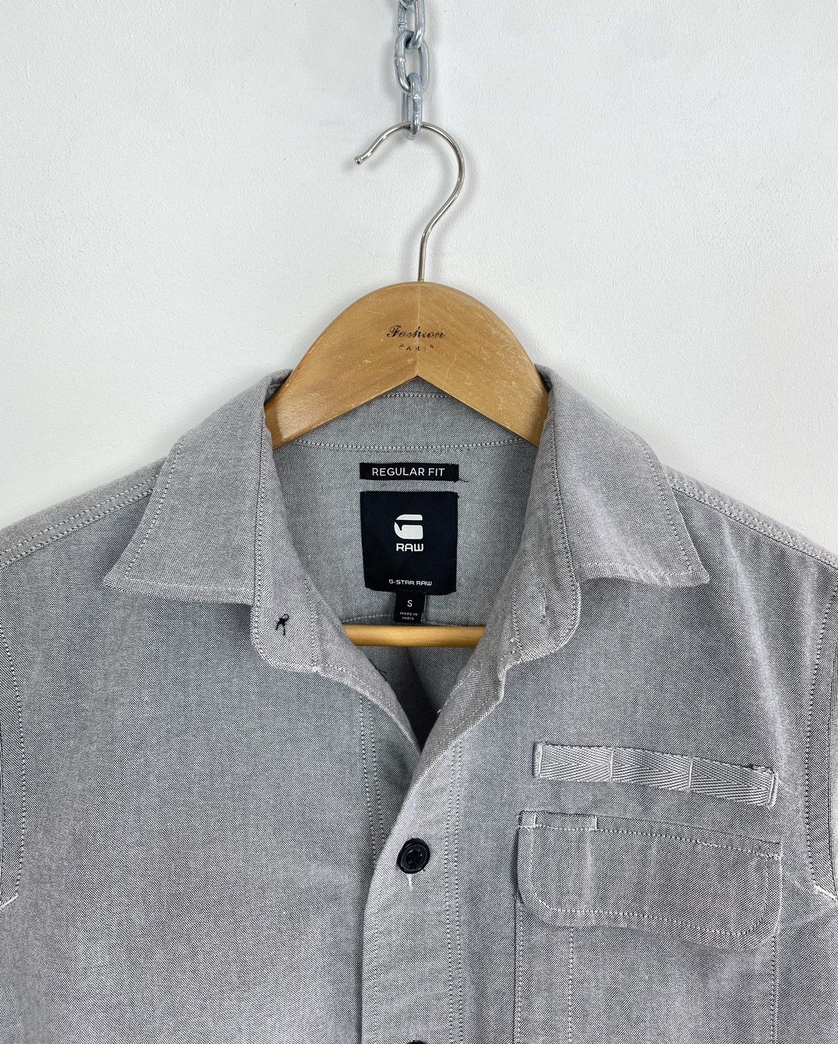 G-Star G-Star Raw Buttons Up Regular Fit Shirt Men’s Size S Grey Size US S / EU 44-46 / 1 - 5 Thumbnail