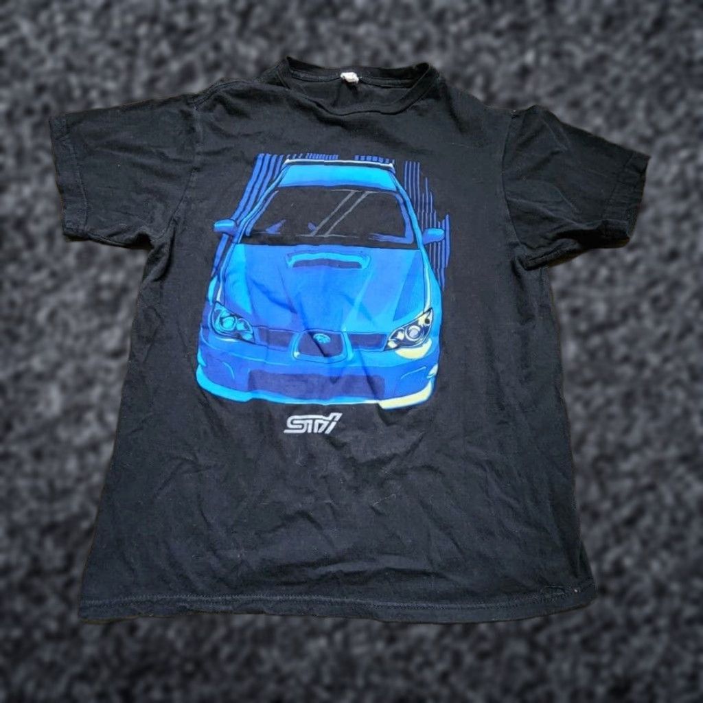 Vintage Subaru STI Car Culture T-Shirt Womens Size S Black Jersey Short Sleeve Crew Neck American Cars Race Size S / US 4 / IT 40 - 1 Thumbnail