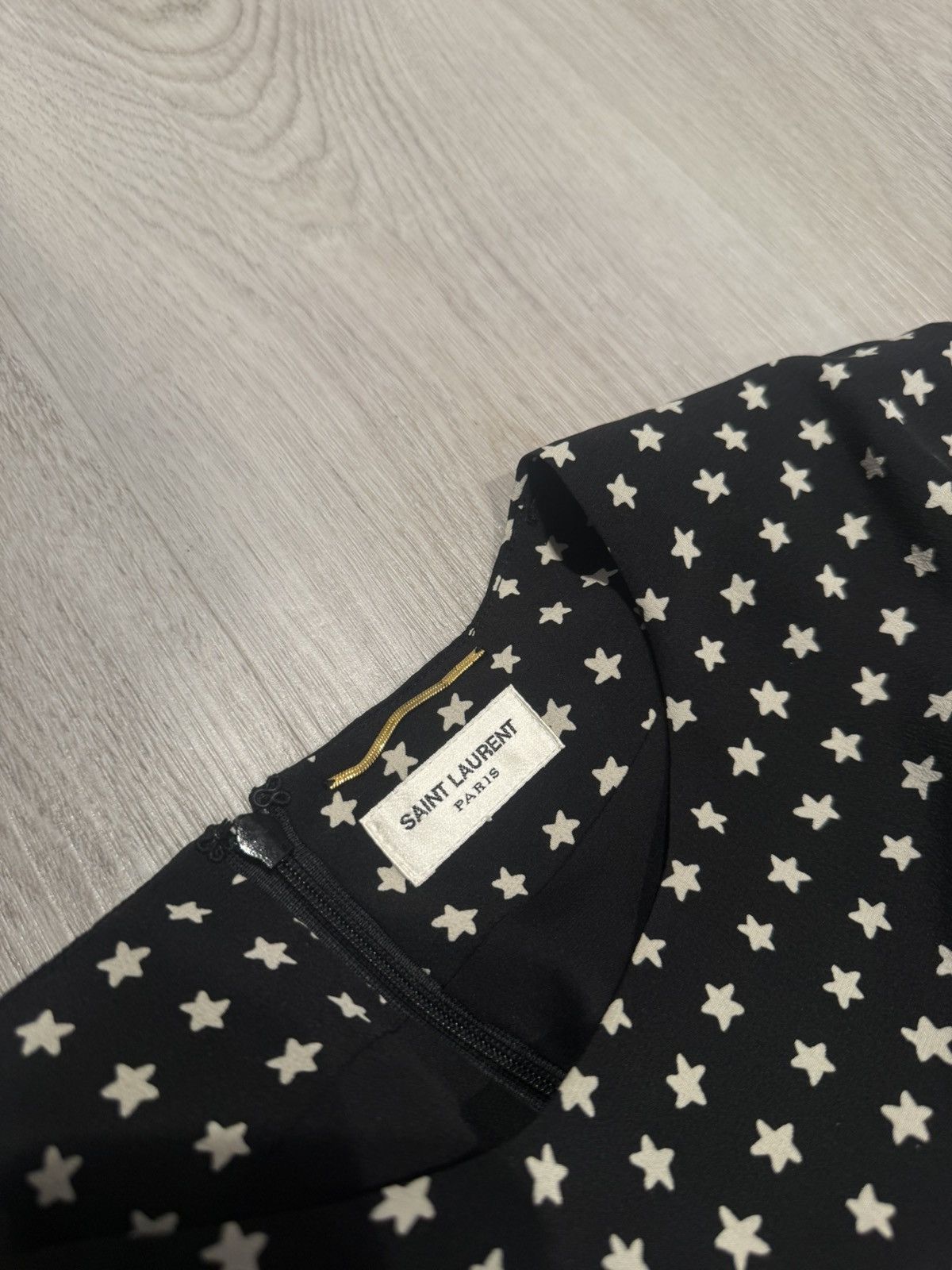 Saint Laurent Paris s/s 2018 silk star tee!! Size US S / EU 44-46 / 1 - 6 Thumbnail