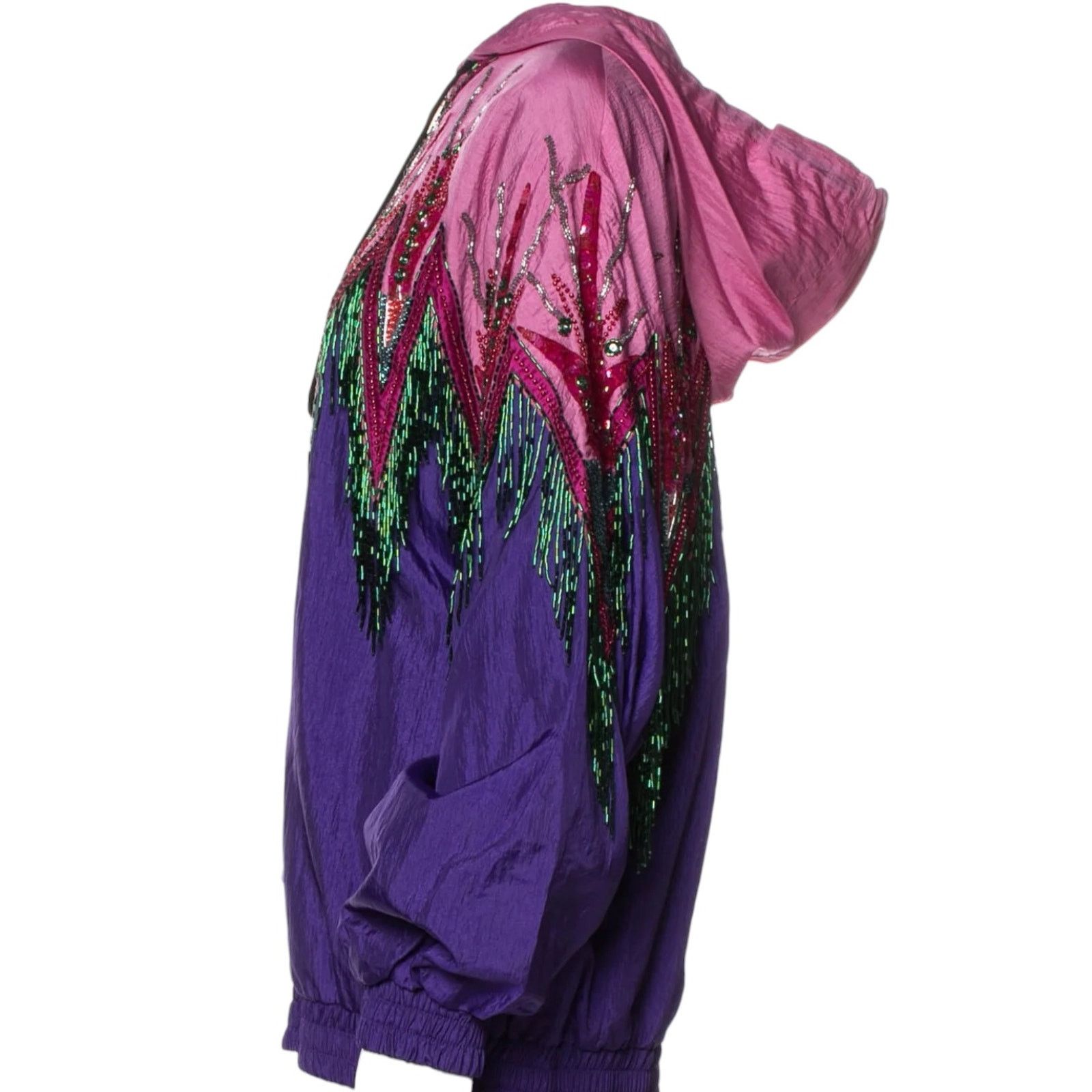 Gucci GUCCI Embellished Printed Hood Bomber Jacket w/ Tags, Medium Size M / US 6-8 / IT 42-44 - 2 Thumbnail