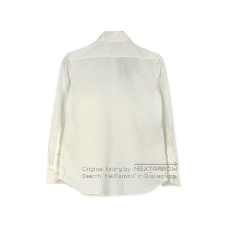 Prada Prada White cloth triangle bow shirt Size XS / US 0-2 / IT 36-38 - 2 Thumbnail