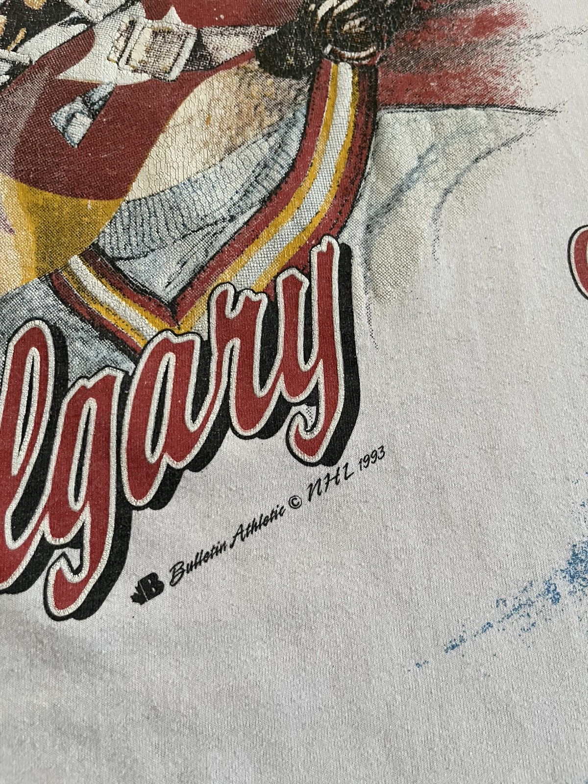 Vintage Vintage Calgary Flames Bulletin Athletic AOP Tee Size US XL / EU 56 / 4 - 6 Thumbnail