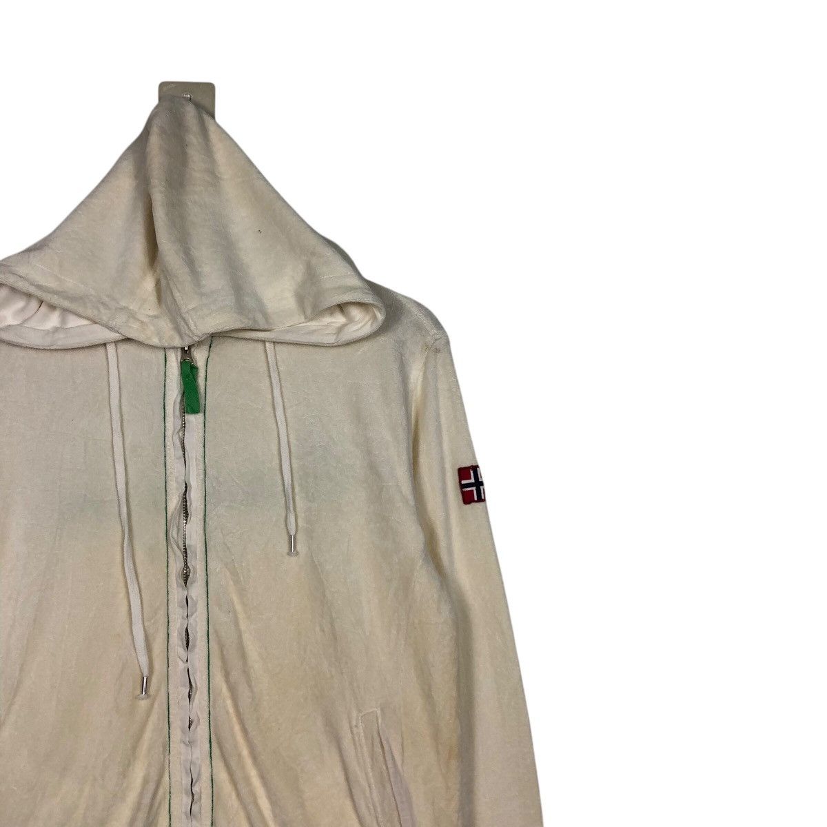 Japanese Brand × Napapijri 📌Vintage Zipper Sweater Jacket Napapijri Big Logo Size US L / EU 52-54 / 3 - 7 Thumbnail