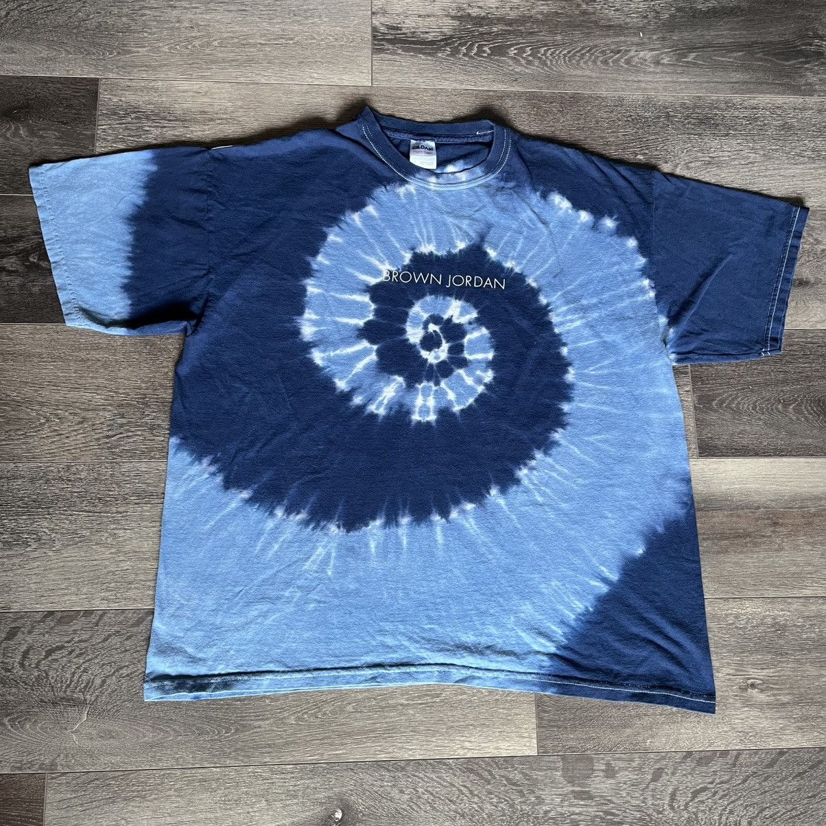 Designer × Vintage Brown Jordan Luxury Designer Furniture Swirl Tie Dye T Shirt Size US XL / EU 56 / 4 - 1 Thumbnail