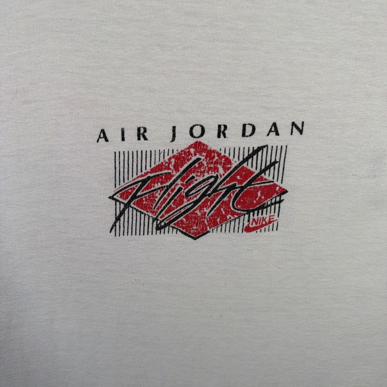 Nike Vintage Nike Shirt Mens Large White 80s Air Jordan Flight Size US L / EU 52-54 / 3 - 6 Thumbnail