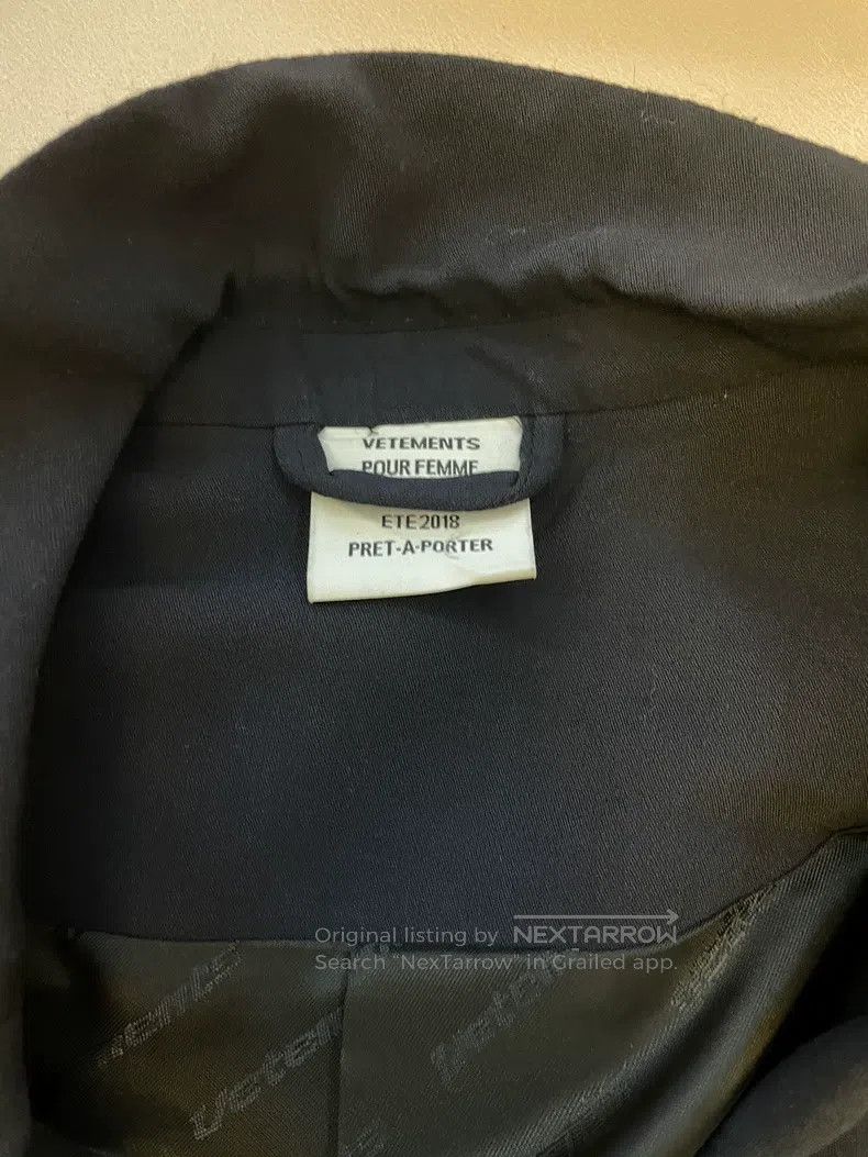 Vetements Vetements Tailored Trench Coat Size US XS / EU 42 / 0 - 3 Thumbnail