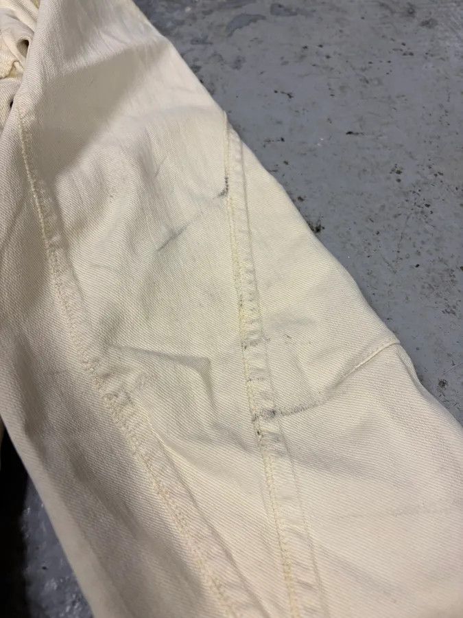 Marithe + Francois Girbaud × Vintage 2000s Marithé + François Girbaud White Signature Light Jacket Size US S / EU 44-46 / 1 - 10 Thumbnail