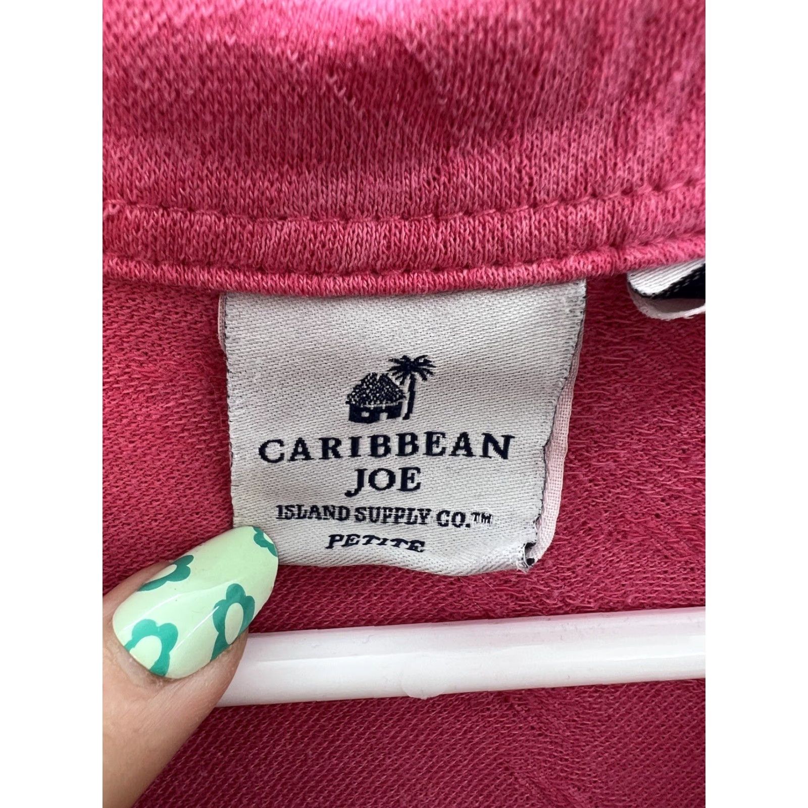 Pinko Womens Caribbean Joe Shirt Cap Sleeve Collared Floral Pink Petite Large Blouse Shirt Womens Caribbean Joe Cap Sleeve Collared V-Neck Floral Pink Size L / US 10 / IT 46 - 4 Thumbnail