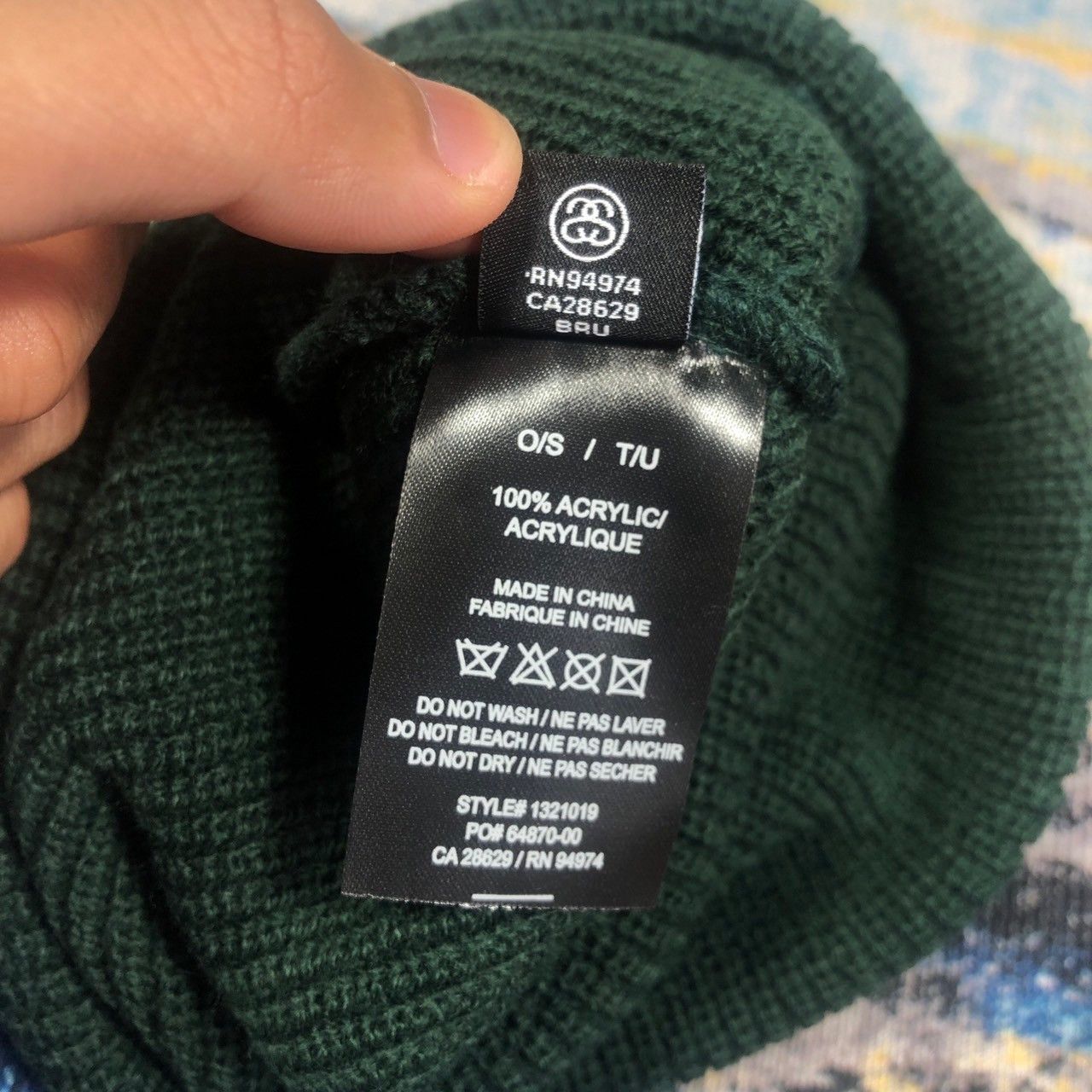 Stussy × Vintage Stussy Basic Cuff Beanie Size ONE SIZE - 5 Thumbnail