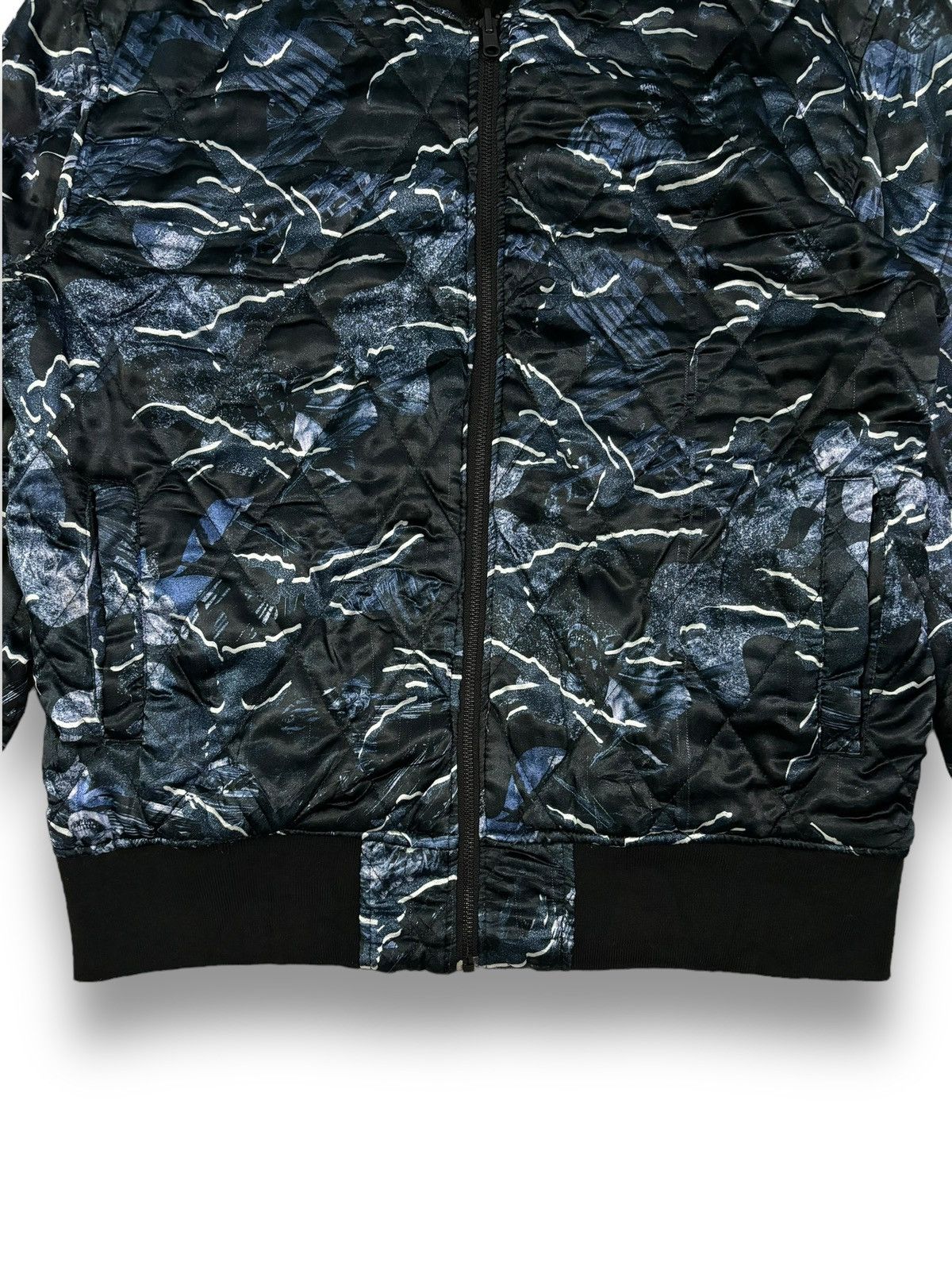 Other Vintage Paradox Reversible Fleece Quilted Bomber Jacket Size US M / EU 48-50 / 2 - 9 Thumbnail