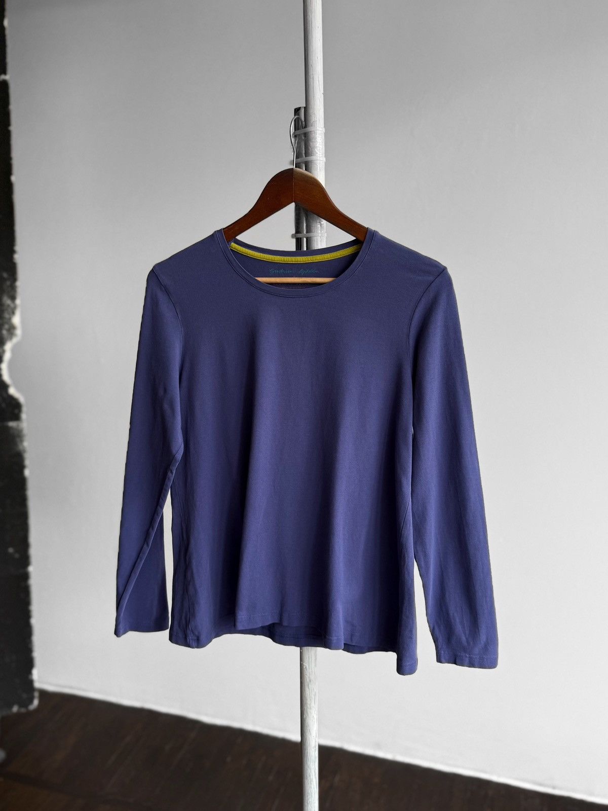 Gudrun Sjoden Gudrun Sjoden Womens Stretch Blue Long Sleeve Tunic Top Size L / US 10 / IT 46 - 1 Thumbnail
