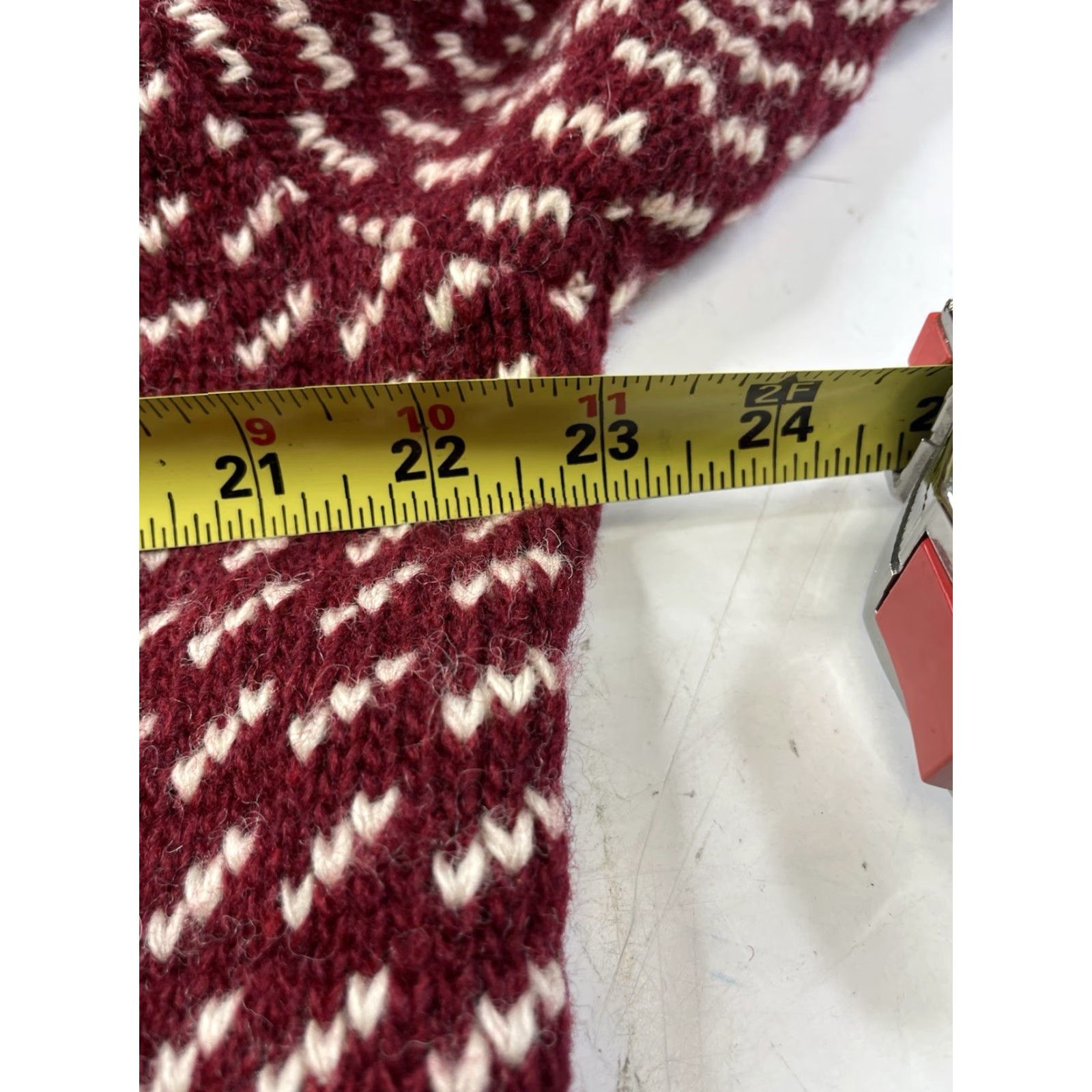 Vintage **L.L. Bean Birds-Eye Red Wool Crewneck Pullover Mens Large** User: L.L. Bean Birds-Eye Red Wool Crewneck Pullover Mens Large Size US L / EU 52-54 / 3 - 7 Thumbnail