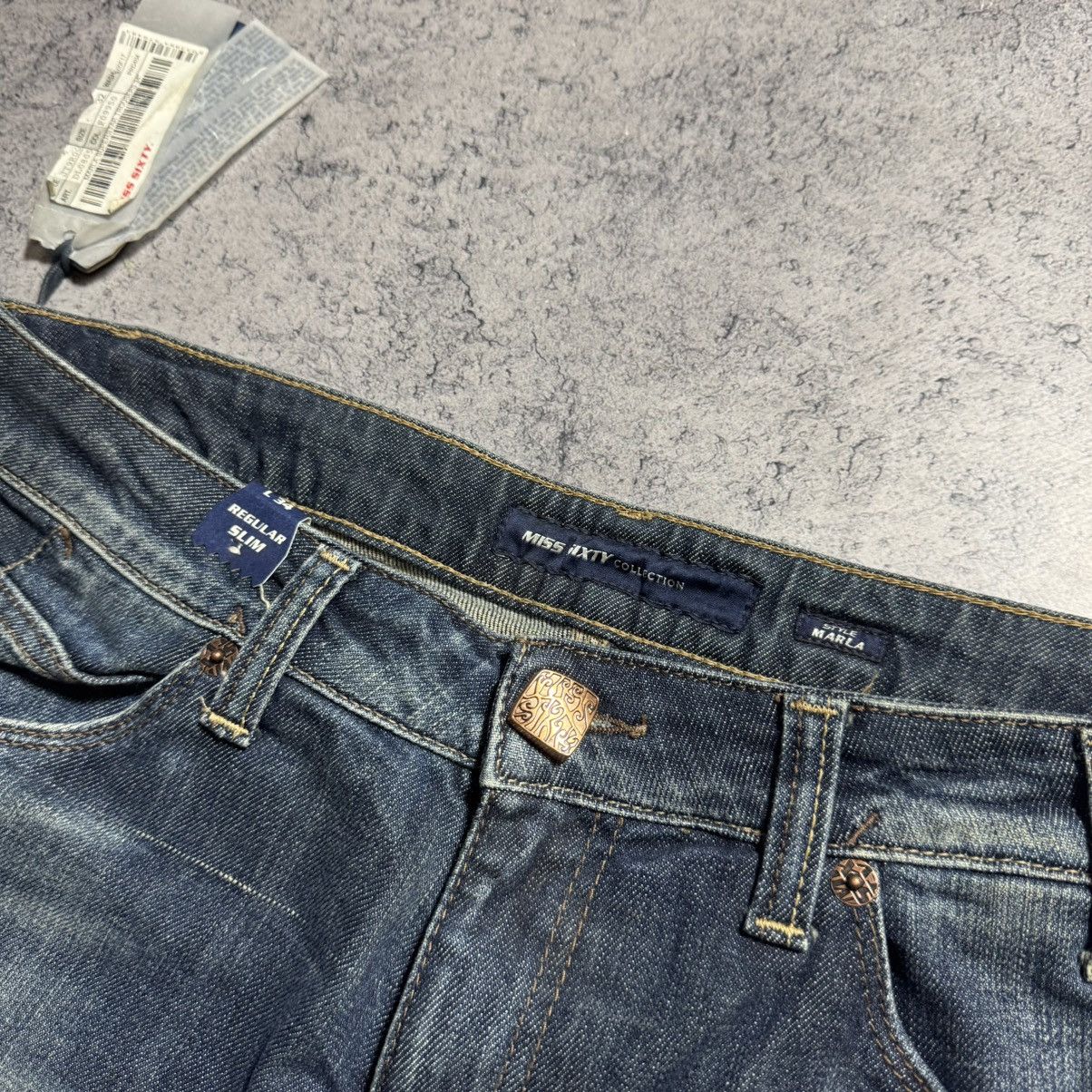 Miss Sixty NEW Miss Sixty Vintage Jeans Size 32" / US 10 / IT 46 - 8 Thumbnail
