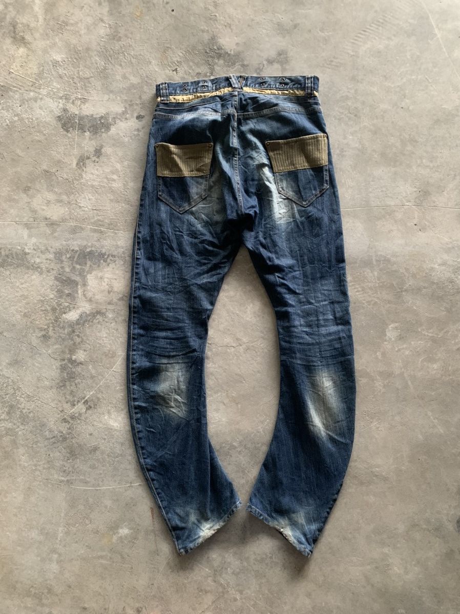 PPFM twist curl PPFM jeans with patchowrk Size US 34 / EU 50 - 2 Thumbnail