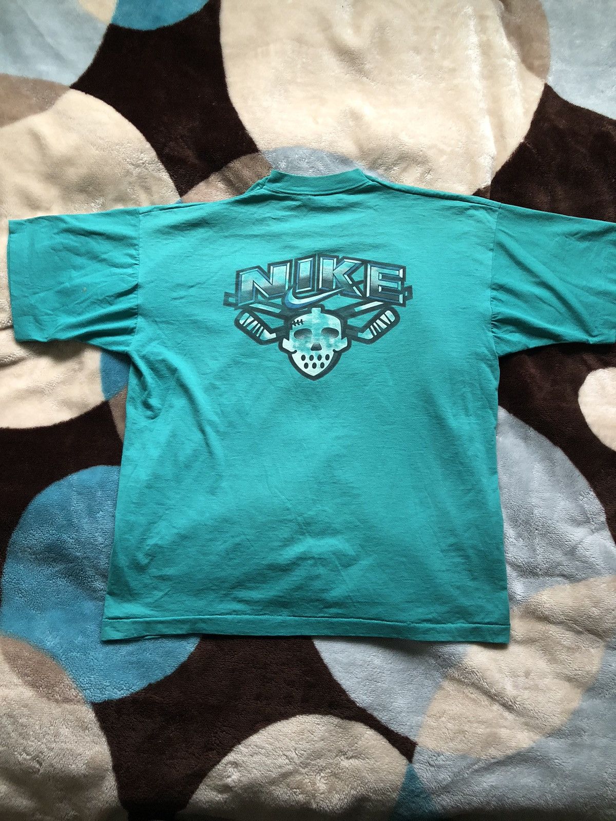 Nike × Vintage Rare 1 of 1 Vintage 90’s Nike Bootleg Single Stitch T Shirt Size US XL / EU 56 / 4 - 5 Thumbnail