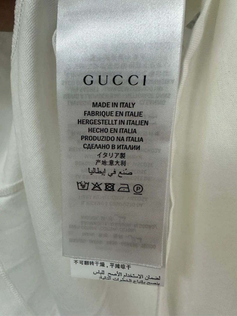Gucci GucciWhite graffiti letter printed short-sleeved T-shirt 25 Size US S / EU 44-46 / 1 - 6 Thumbnail