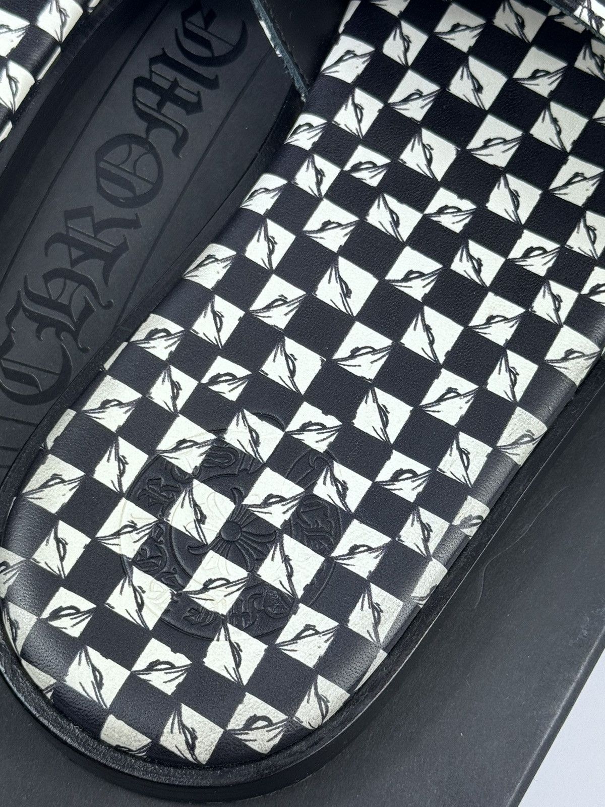 Chrome Hearts MATTY BOY 99 EYES LIPS SLIDES Size US 9 / EU 42 - 7 Thumbnail