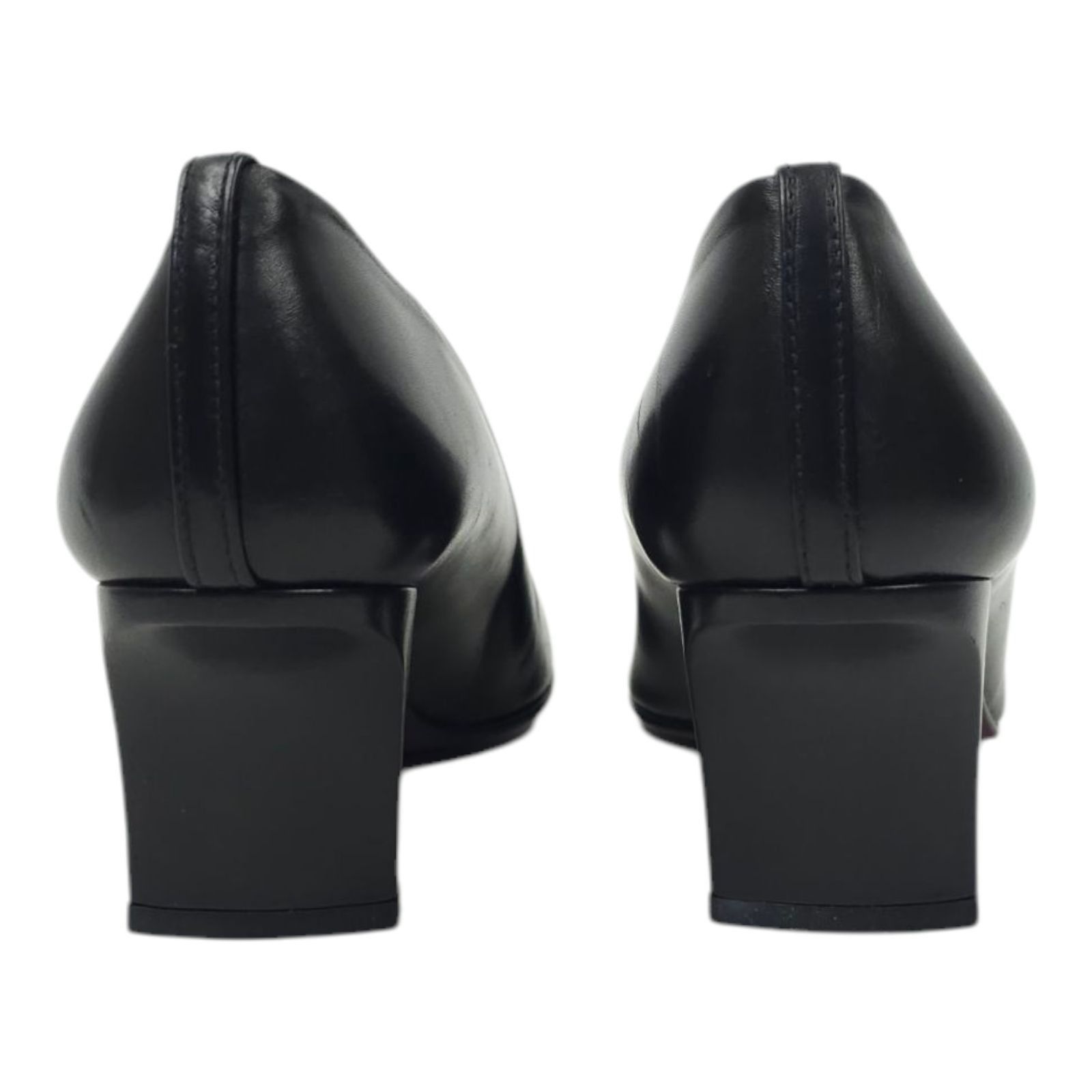 Donald Pliner Donald J Pliner Latara Leather Heels Womens 6.5 M Black Pump Size US 6.5 / IT 36.5 - 4 Thumbnail
