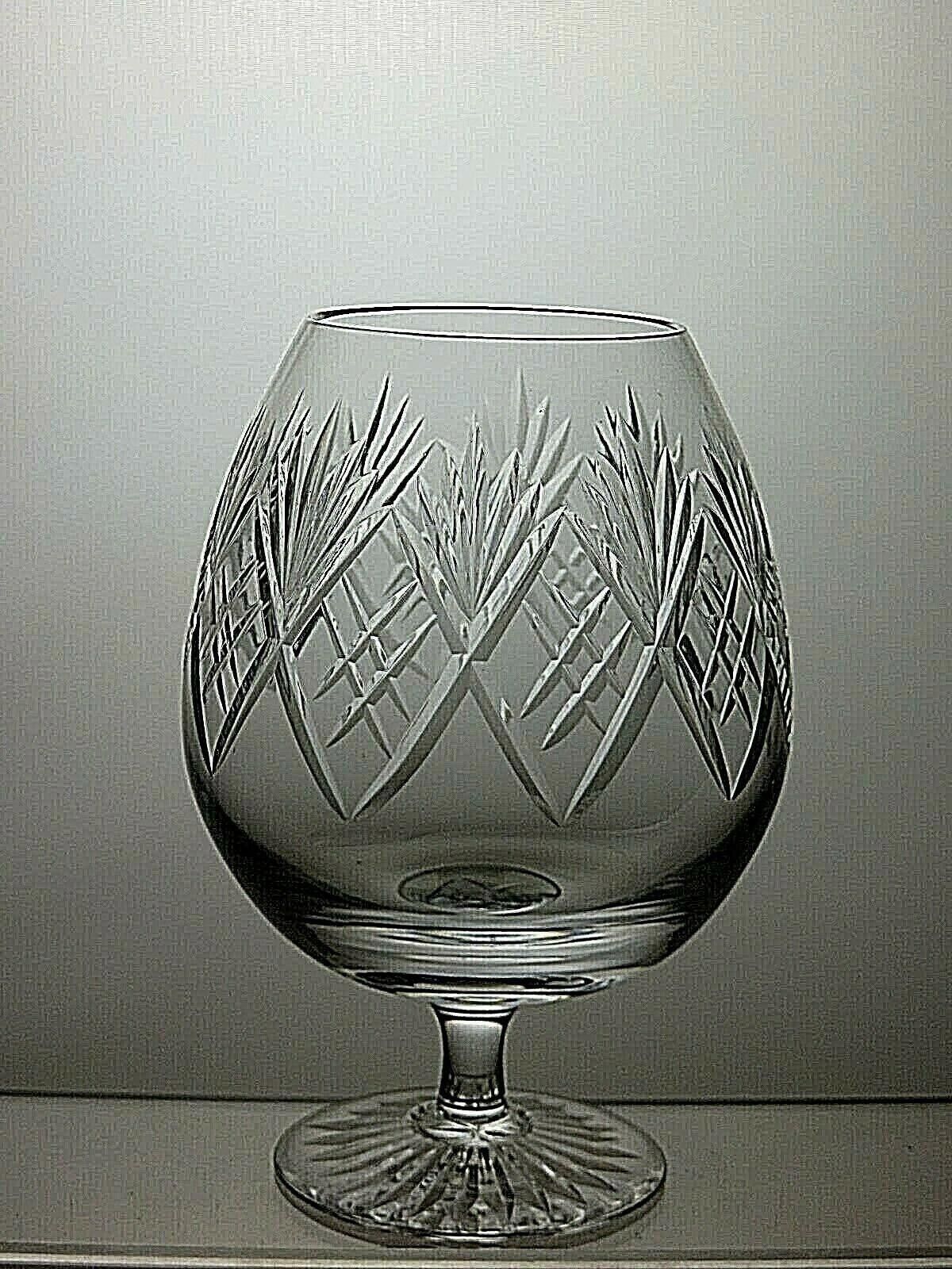 Uniform Bridge Bridge Crystal "Leander" Cut Set Of 6 Brandy Glasses 5 1/3" Size ONE SIZE - 4 Thumbnail