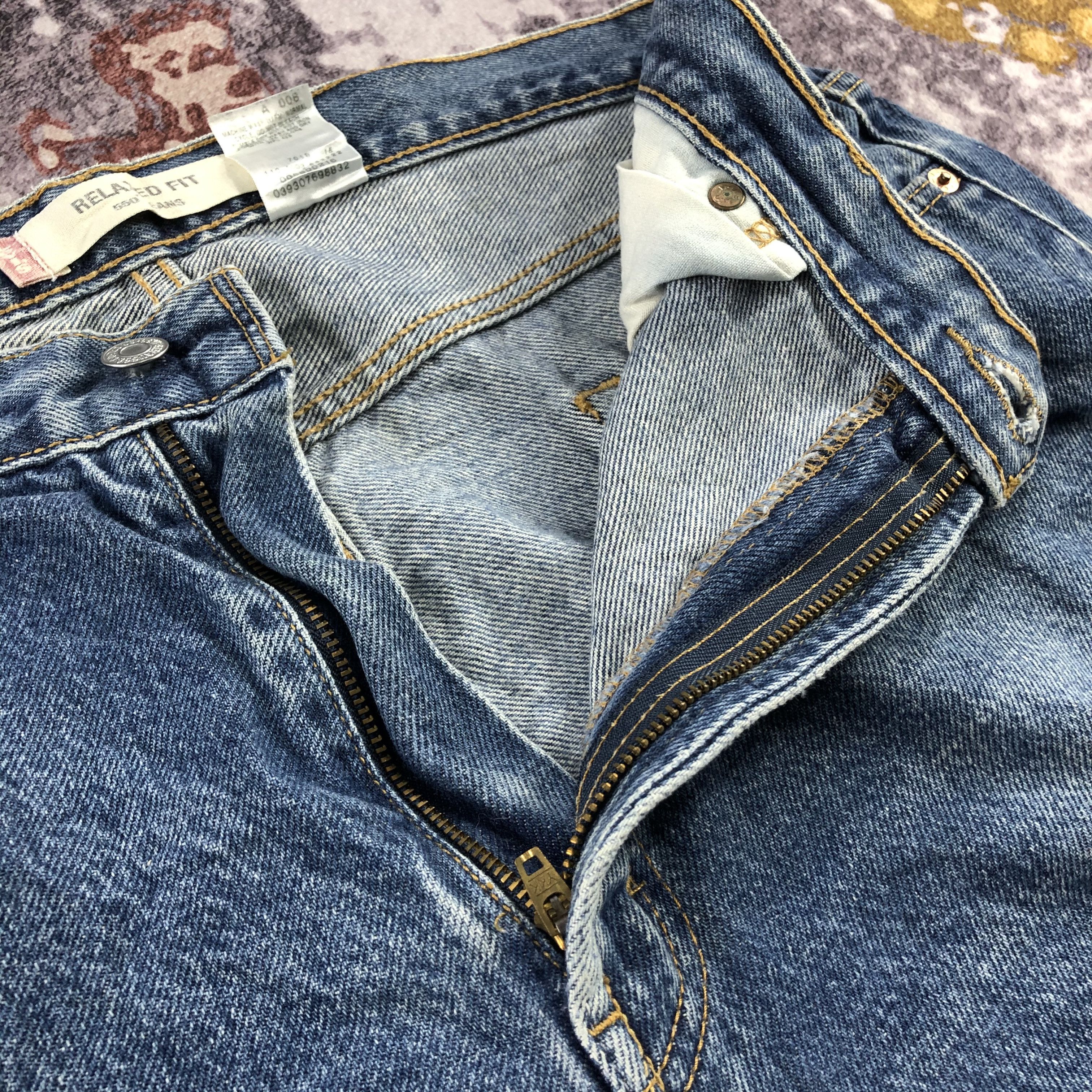Levi's × Vintage Vintage Blue Wash Levis 550 Jeans-JM2977 Size US 35 - 10 Thumbnail