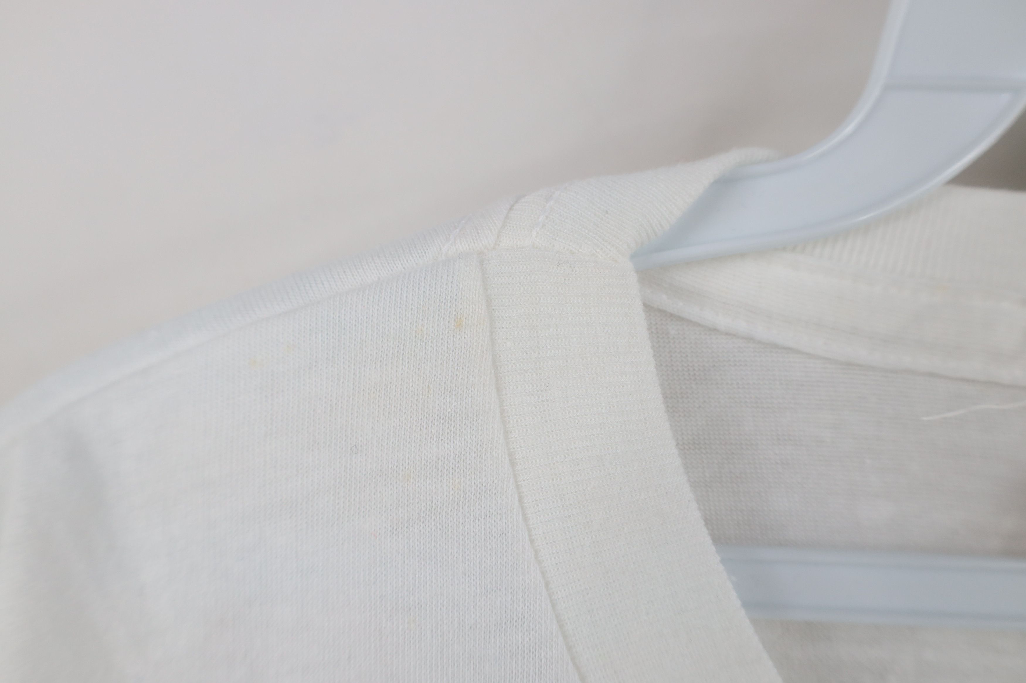 Vintage Vintage 90s Streetwear Thin Short Sleeve T-Shirt White 50/50 Size US XL / EU 56 / 4 - 4 Thumbnail