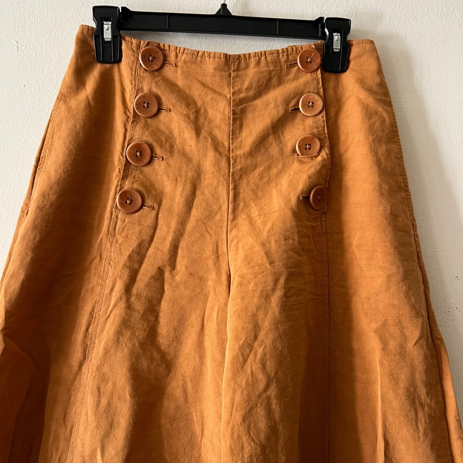 Ulla Johnson Ulla Johnson Polina wide flared pants cotton linen silk Size 26" / US 2 / IT 38 - 9 Thumbnail