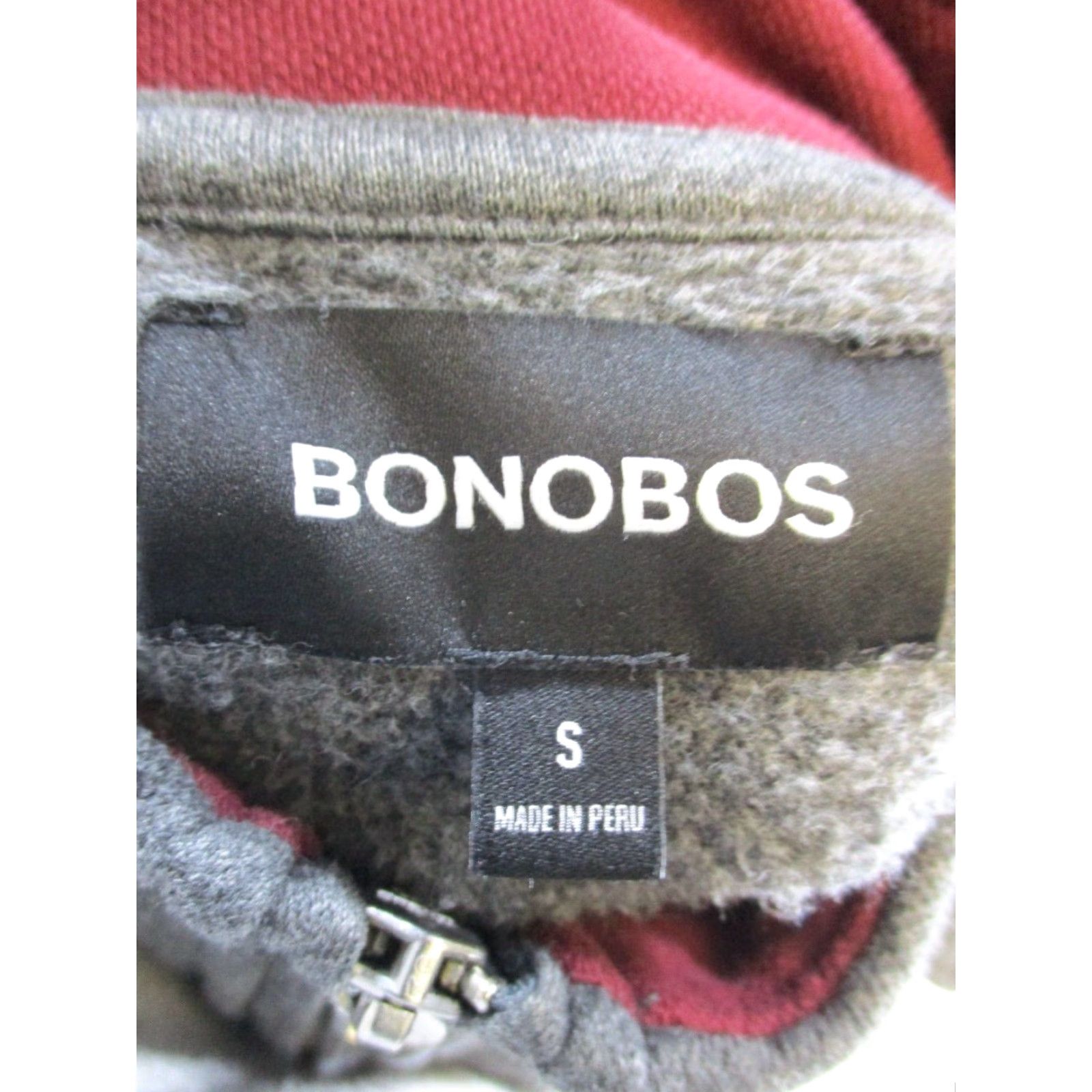 Bonobos VINTAGE Bonobos Sweater Mens Small Gray Cotton Quarter Zip Pullover Mock Neck Knit 90s Mens Size US S / EU 44-46 / 1 - 3 Thumbnail