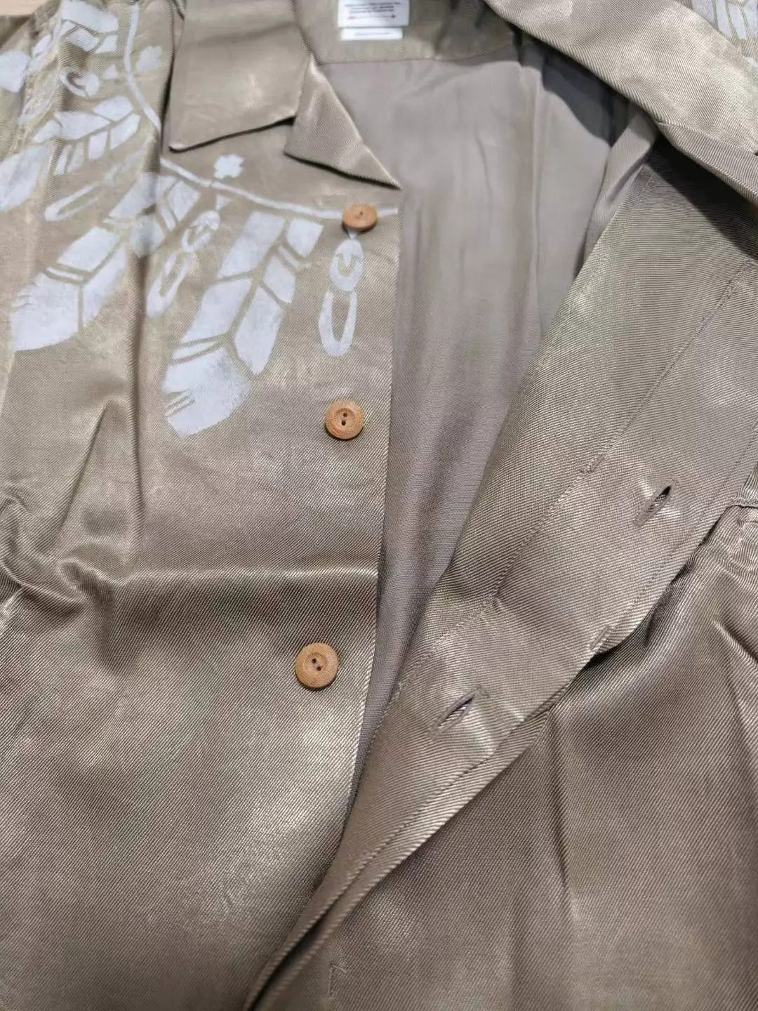 Visvim visvim 19SS SPOT FREE EDGE SHIRT S/S Feathers Beige 2 Size US M / EU 48-50 / 2 - 3 Thumbnail