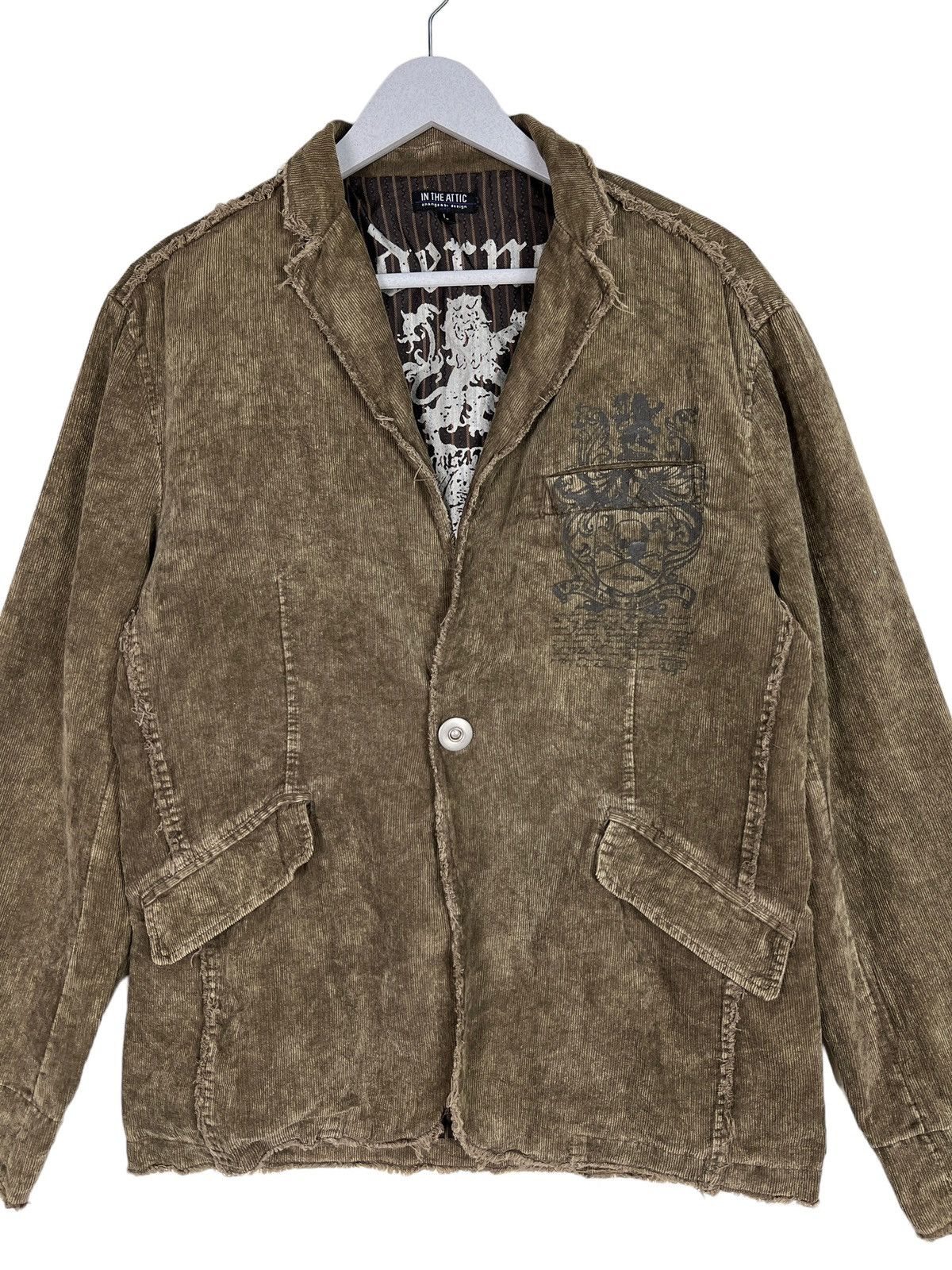 In The Attic 🔥 IN THE ATTIC CORDUROY JACKET Size US M / EU 48-50 / 2 - 2 Thumbnail