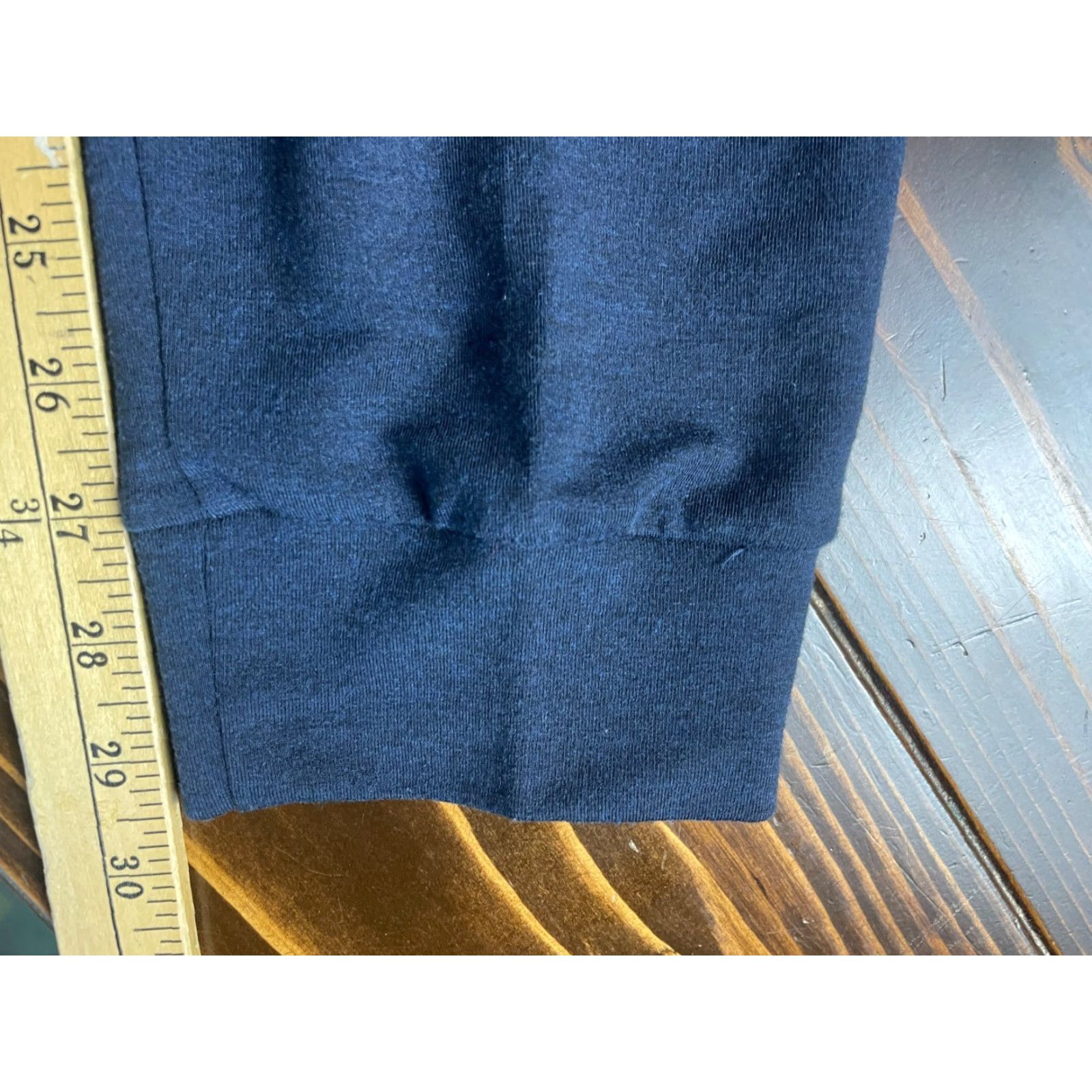 Athletic Works Athletic Works Pants Mens K Medium Navy Blue Sweatpants Activewear Regular Inseam 29in Polyester Spandex Size US 31 - 6 Thumbnail