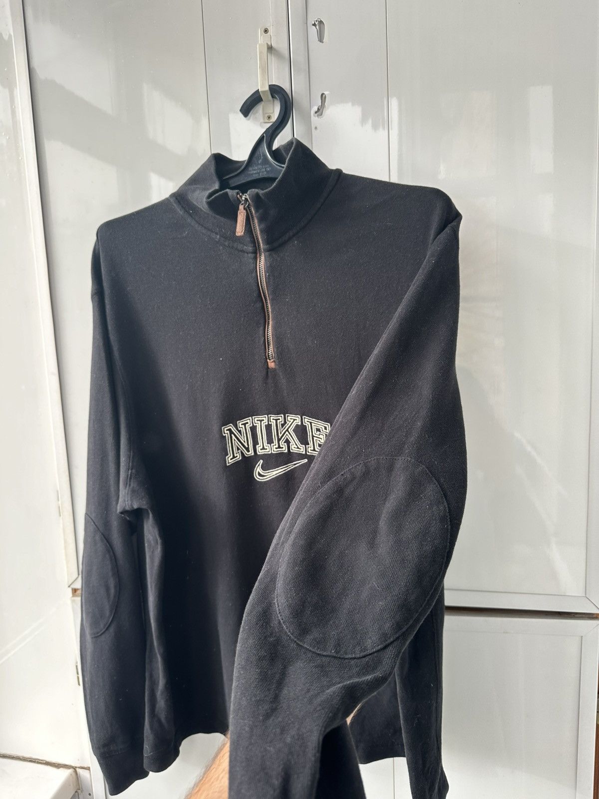 Nike Vintage Nike 1/3 Zip Sweatshirt Big Logo Size US L / EU 52-54 / 3 - 13 Thumbnail