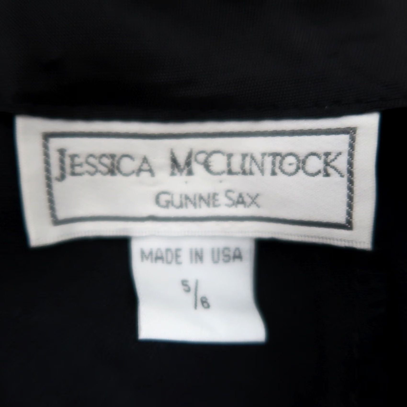 Jessica McClintock VINTAGE Jessica McClintock Gunne Sax Black Rhinestone Halter Mini Dress 6 Womens Party Cocktail 90s Size M / US 6-8 / IT 42-44 - 5 Thumbnail