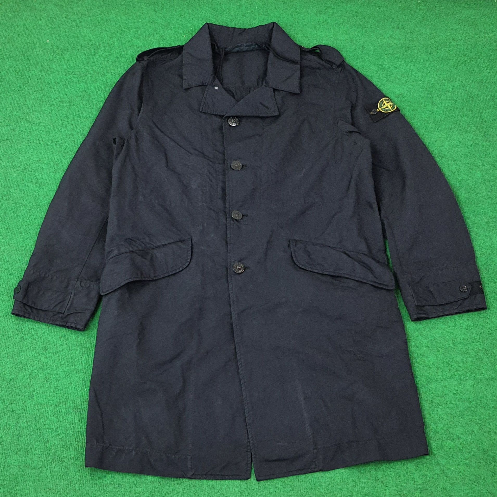 Stone Island Vintage Stone Island 2098989 Trench Jacket C248N2 Size US L / EU 52-54 / 3 - 1 Thumbnail
