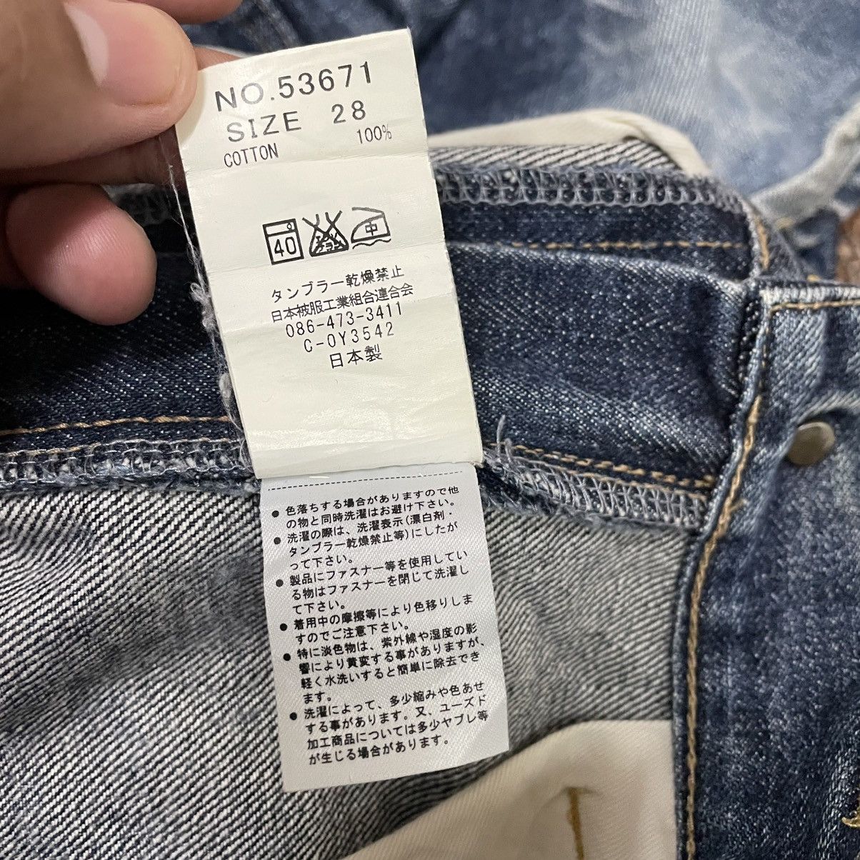 Eternal 🔥🇯🇵Eternal Multipockets Stoned Washed Distress Denim Jeans Size US 28 / EU 44 - 19 Thumbnail