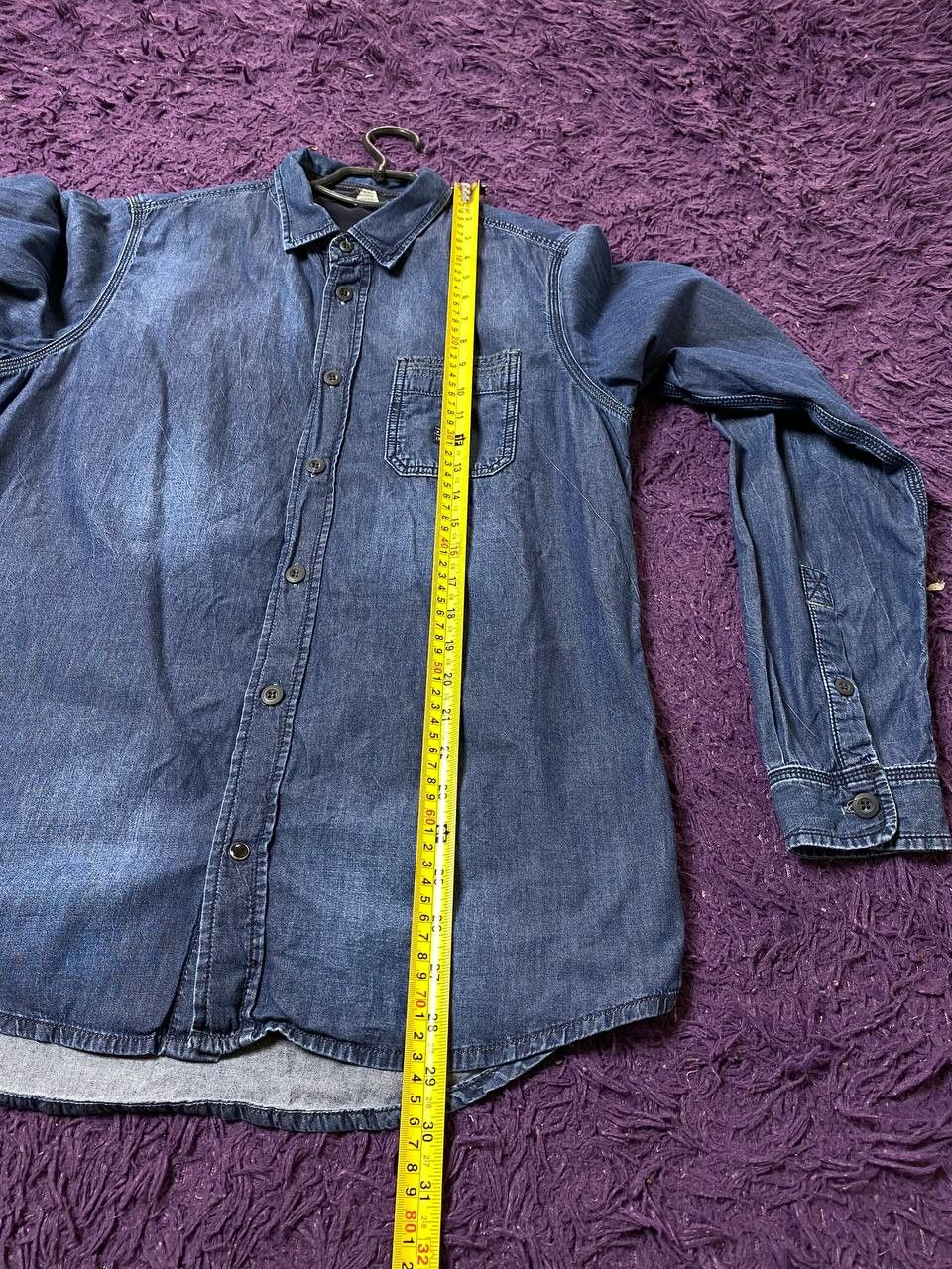 Diesel Vintage Diesel Streetwear Denim Button Up Shirt Size L Size US L / EU 52-54 / 3 - 13 Thumbnail