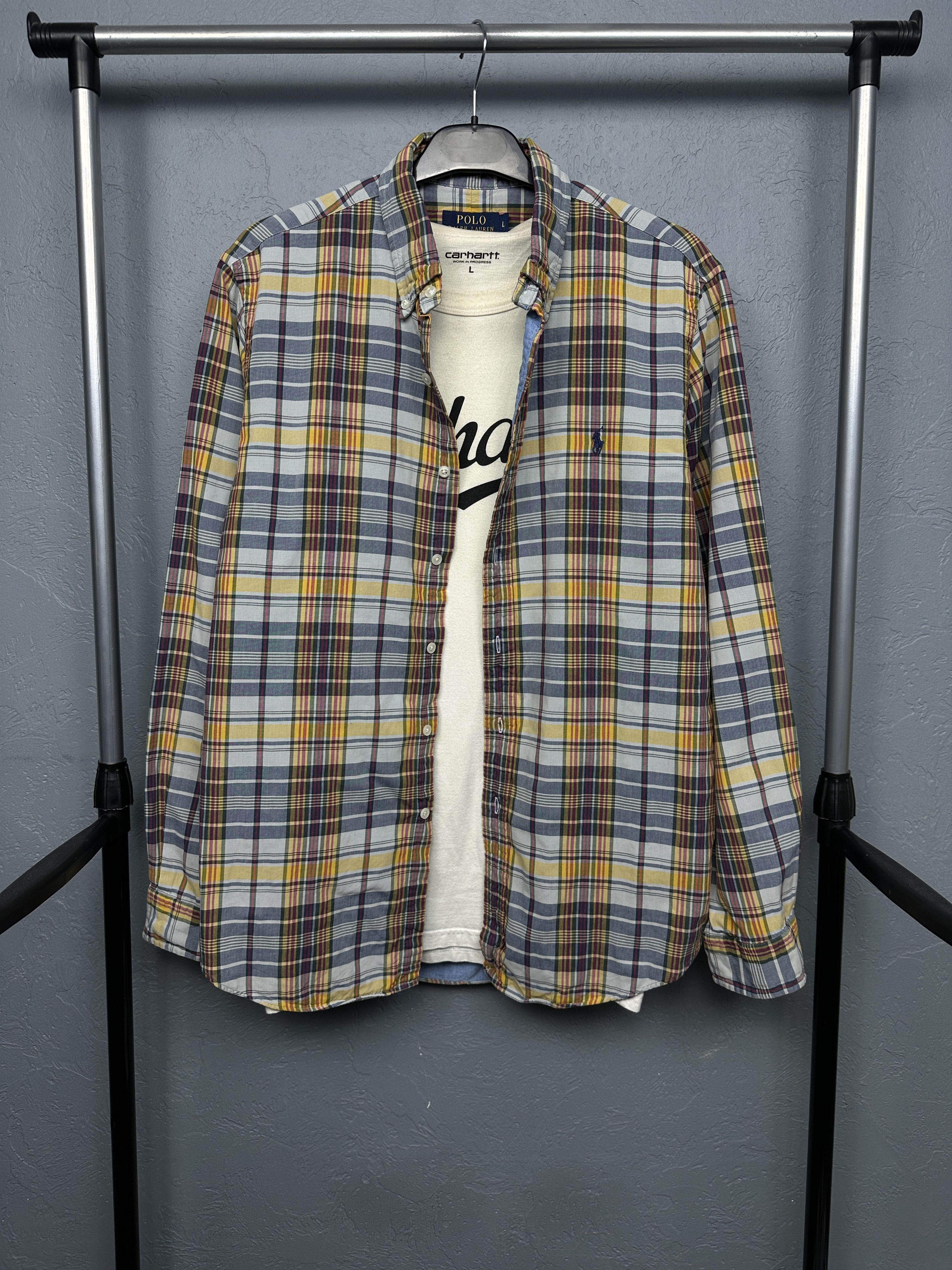 Polo Ralph Lauren Polo Ralph Lauren Mens Flannel Plaid Shirt Size US L / EU 52-54 / 3 - 1 Thumbnail