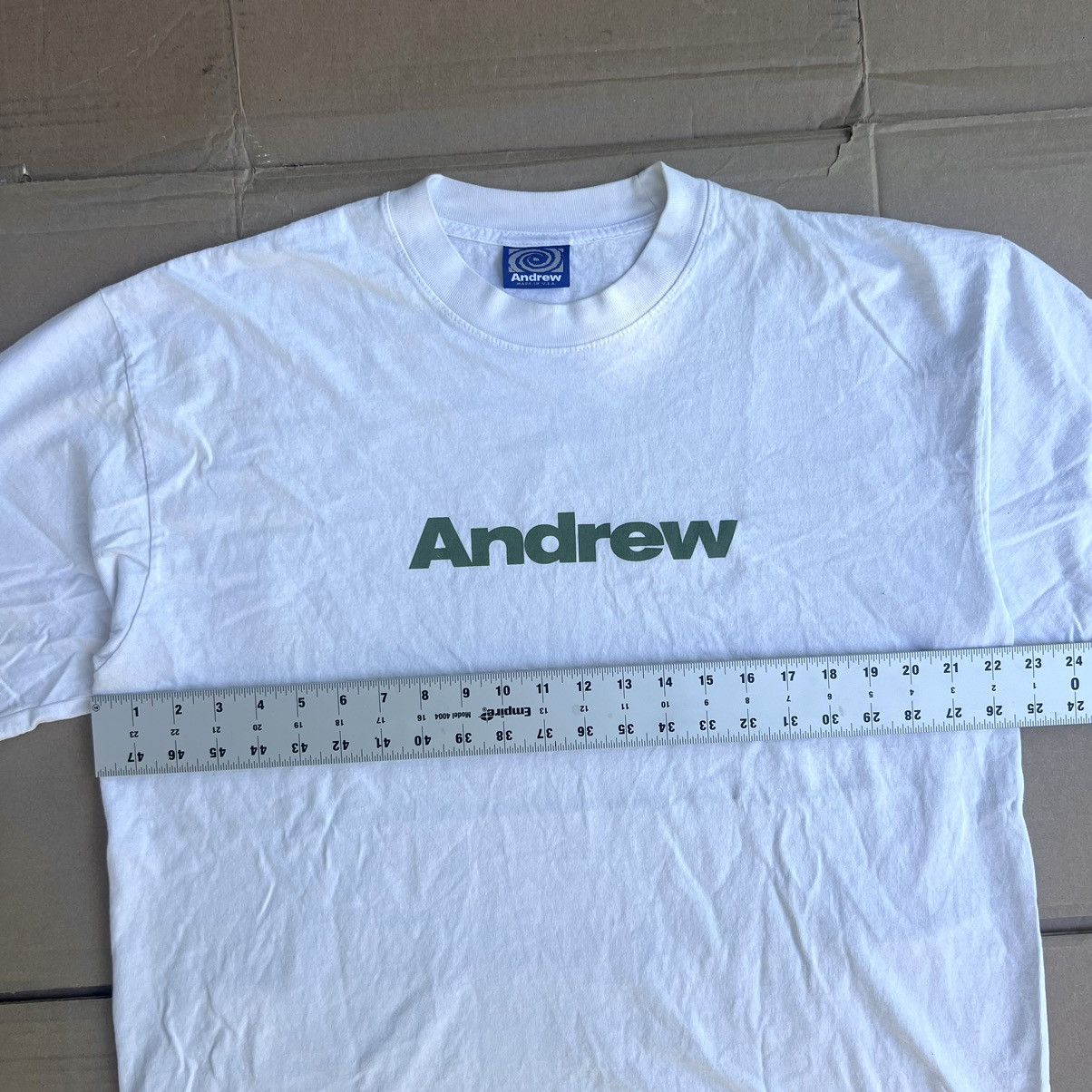 Andrew Andrew Shop Logo Tee Size US XL / EU 56 / 4 - 6 Thumbnail
