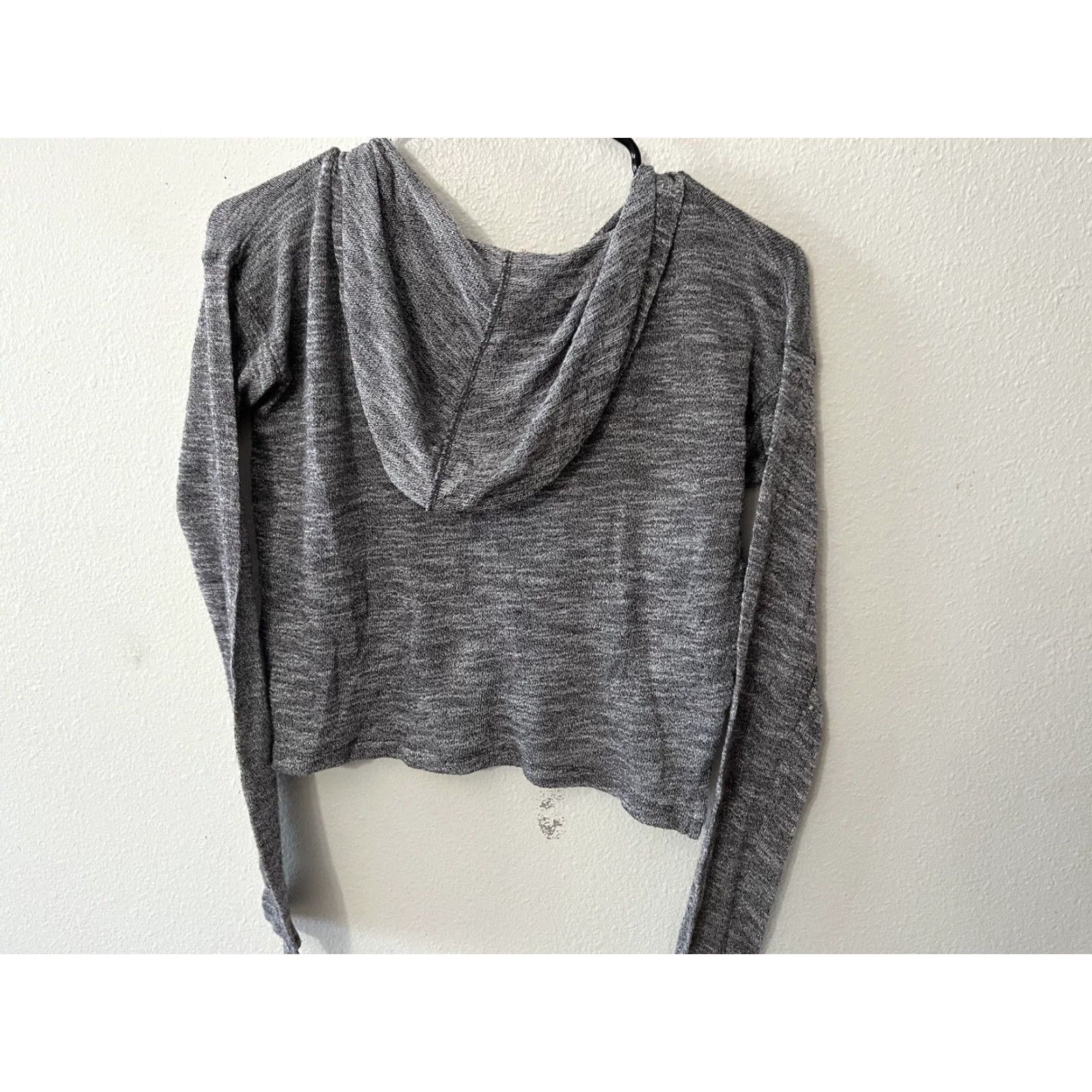 Aeropostale Aeropostale Hoodie Women XS Gray Sweatshirt Pullover Kangaroo Pocket Drawstring Collared Modern Street Womens Size XS / US 0-2 / IT 36-38 - 2 Thumbnail