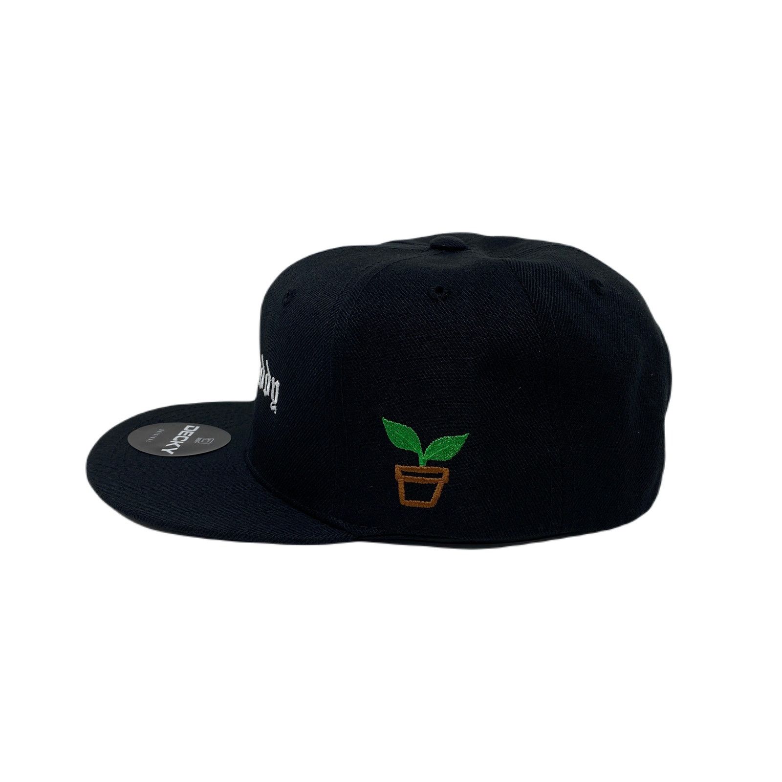 Other Plant Daddy Snapback Hat All Black Size ONE SIZE - 6 Thumbnail