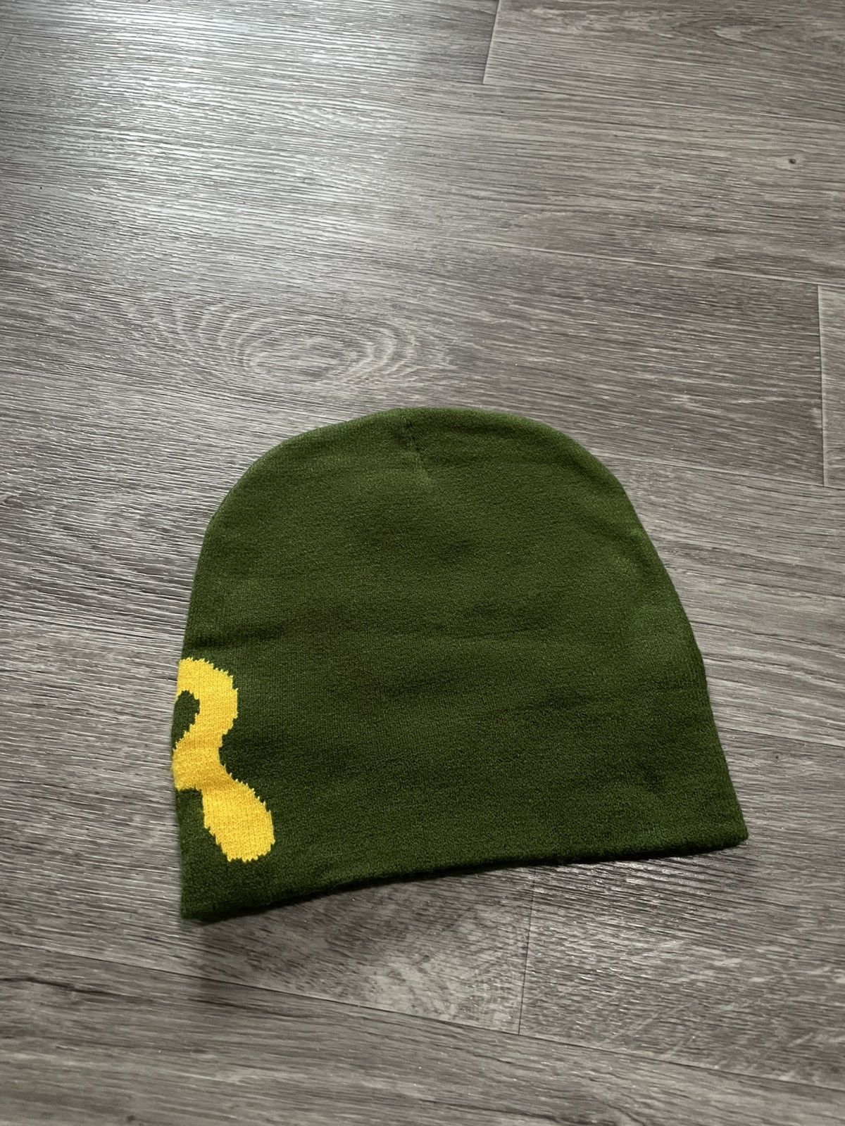 Other Y2K Green Graffiti Hip-Hop Streetwear Winter Beanie Hat Size ONE SIZE - 4 Thumbnail