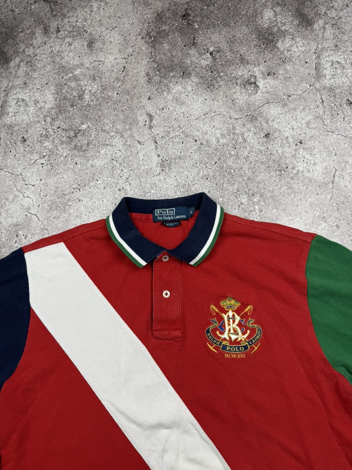 Polo Ralph Lauren Vintage Polo Ralph Lauren Y2K MCMLXVII Striped Rugby Polo Size US L / EU 52-54 / 3 - 5 Thumbnail