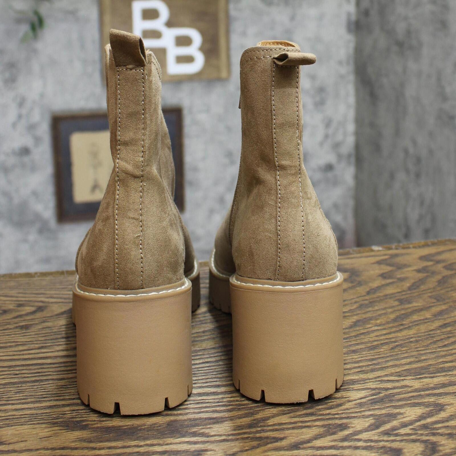Designer Universal Thread Boots with Memory Foam Insole Tan Brown 7M Size US 7 / IT 37 - 4 Thumbnail