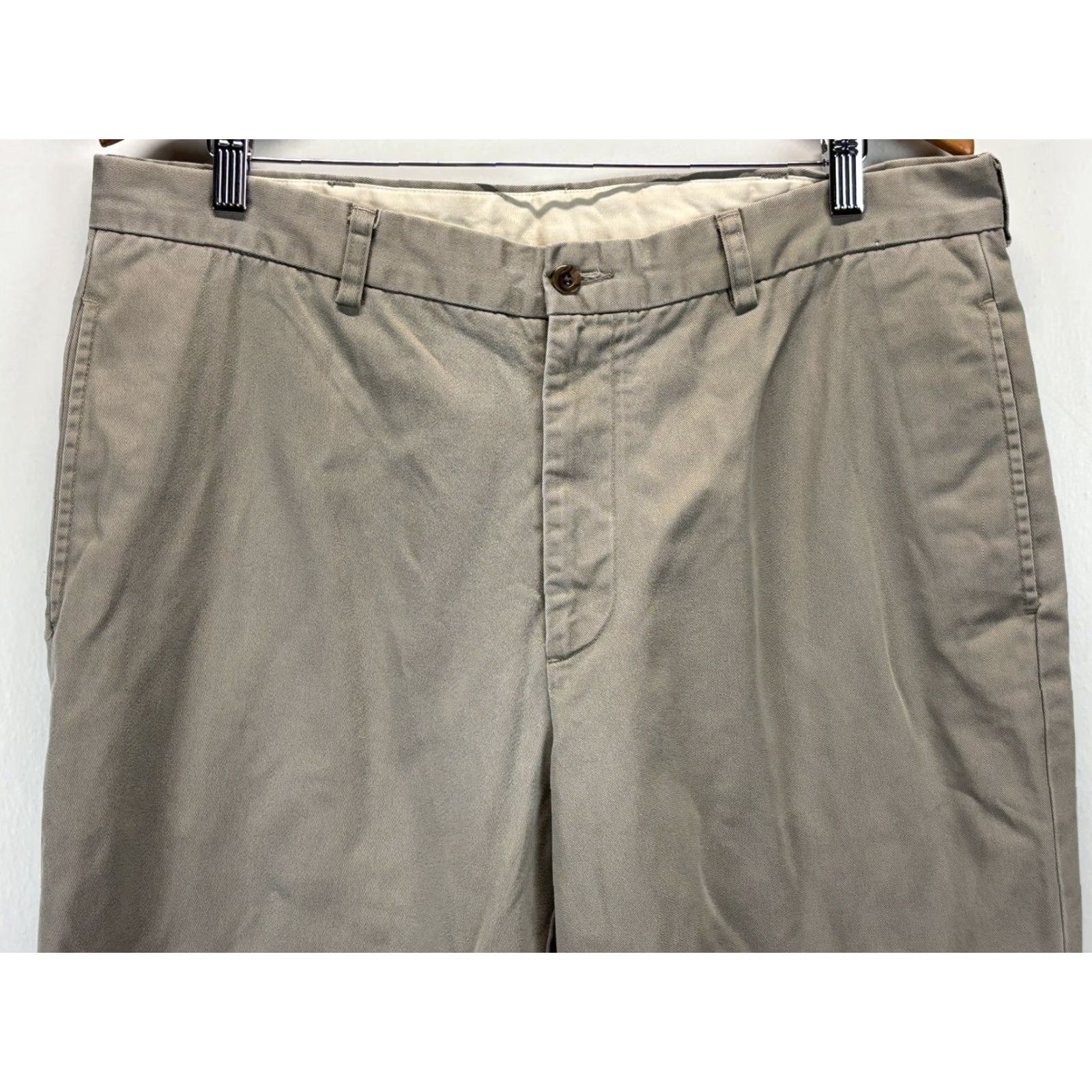 Brooks Brothers Brooks Brothers Men’s Clark Advantage Chino Pants 38x32 Flat Front Tan Cotton Regular Inseam 32 Size 38 Style Chino Front Flat Front Size US 38 / EU 54 - 2 Thumbnail